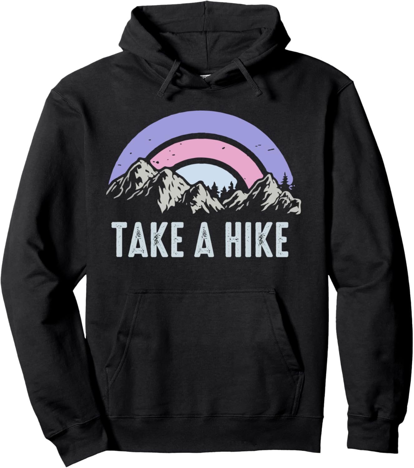 Take A Hike shirt Mountain Adventure Camping Outdoor Retro Pullover Hoodie