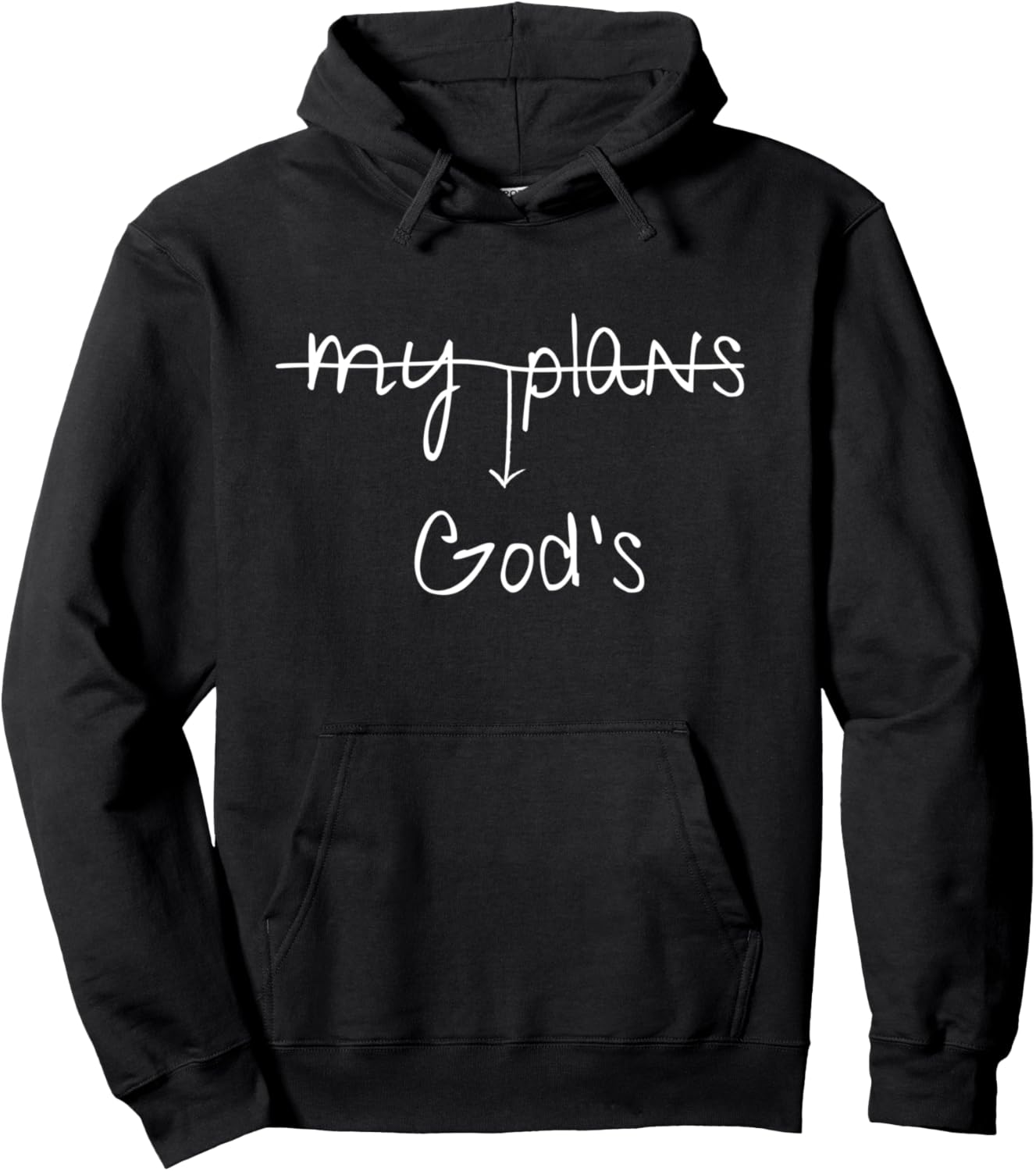 Inspirational Christian Bible Faith God's Plans Motivational Pullover Hoodie