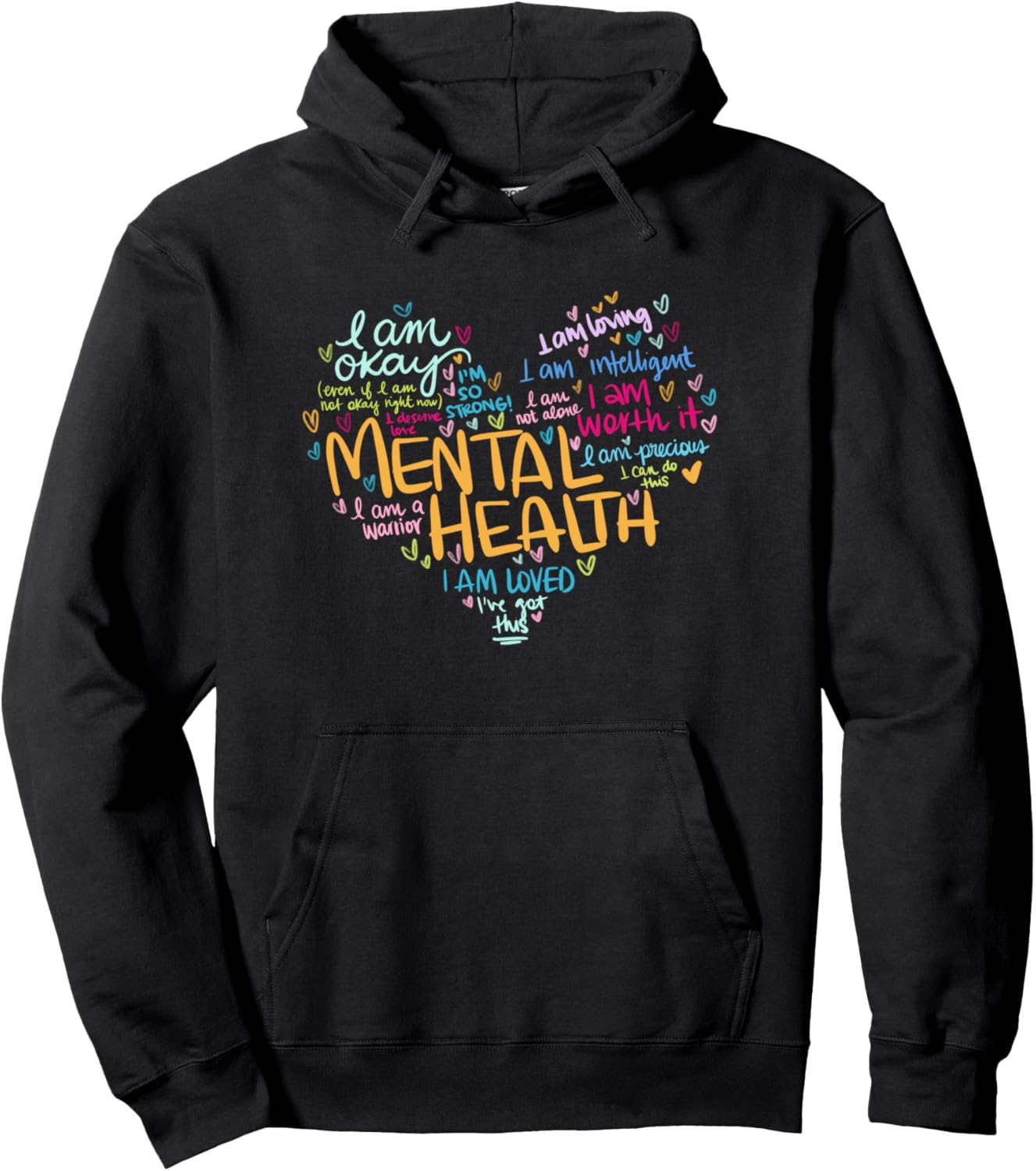Mental Health Awareness Gifts Depression Pullover Hoodie