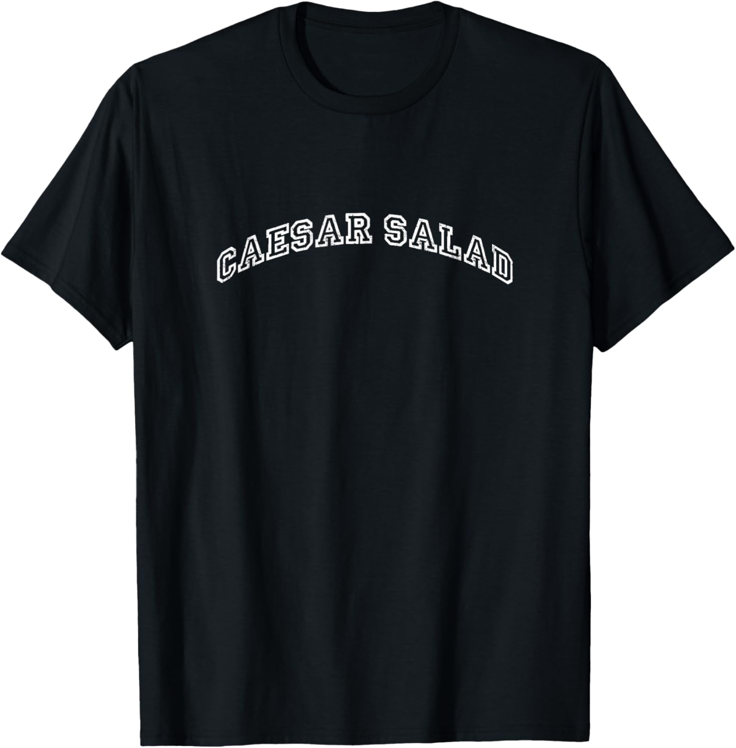 Caesar Salad Minimalist Vintage Inspired Retro Varsity Style