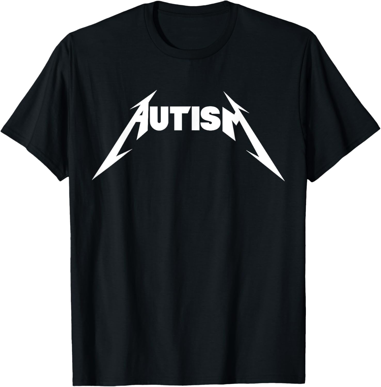 Funny Design Autism Skeleton Meme Metal Rock For Men Women