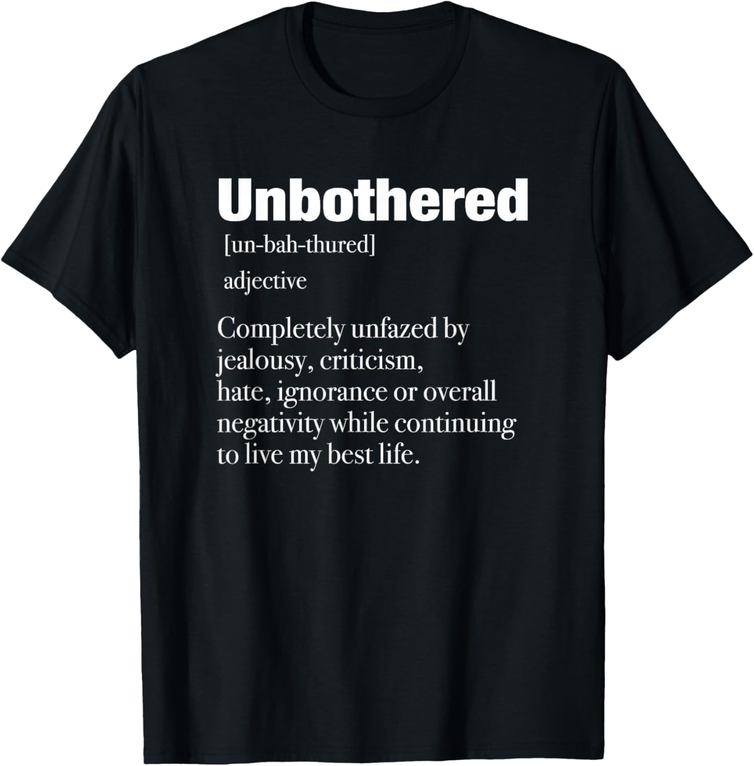 Unbothered Definition Confident Woman Mood