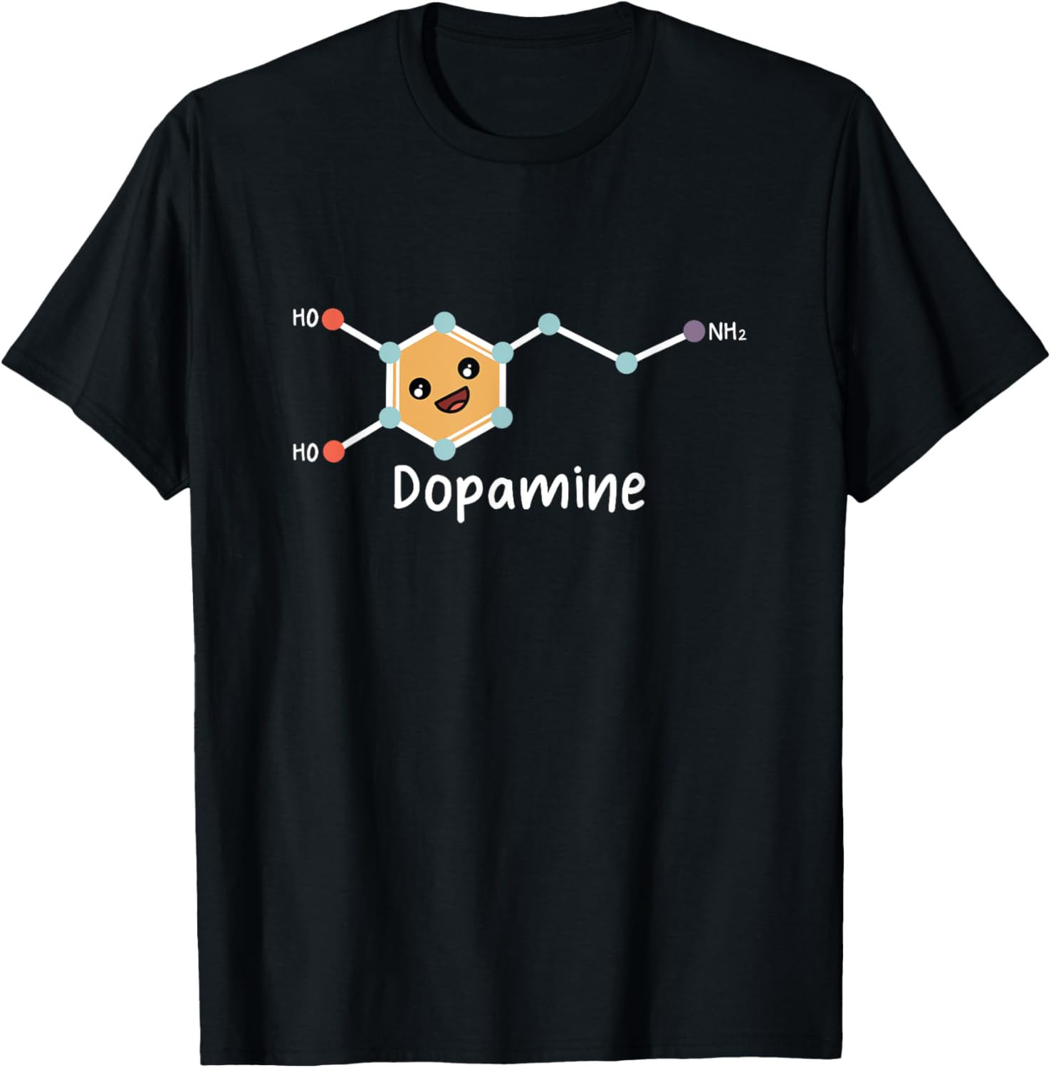 Funny ADHD Cute Dopamine Chemical Structure Neurodiverse