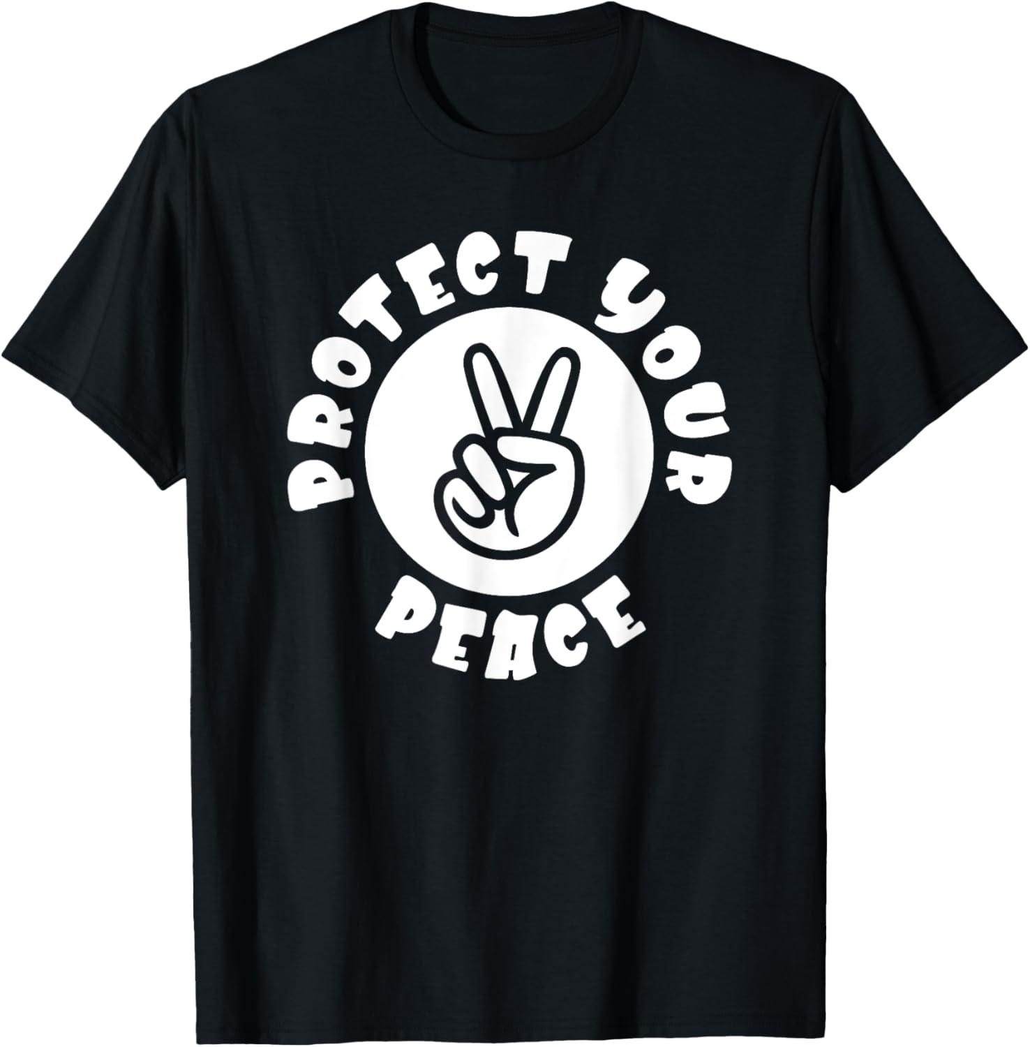 Protect Your Peace Peace Sign Hand
