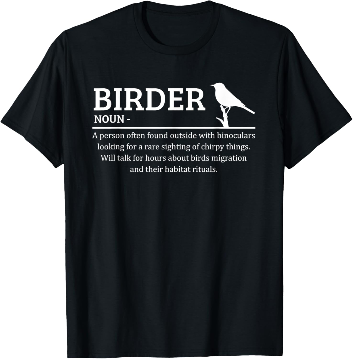 Birder Definition Funny Birding Birdwatching Lovers
