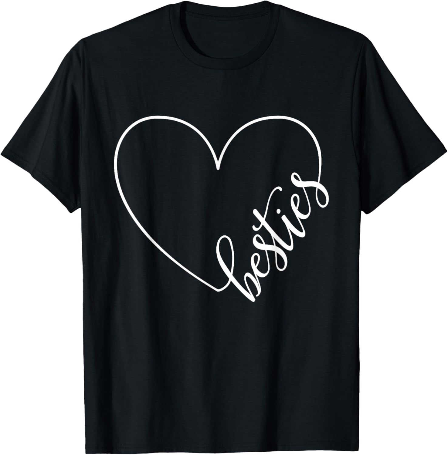 Besties BFF Best Friends Heart Friendship Cute Matching