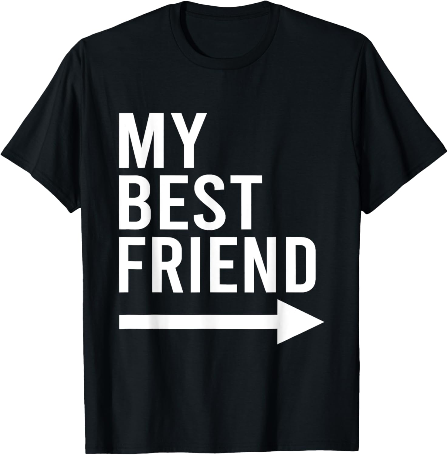 Funny My Best Friend With Arrow Pointing Left Bestie Design