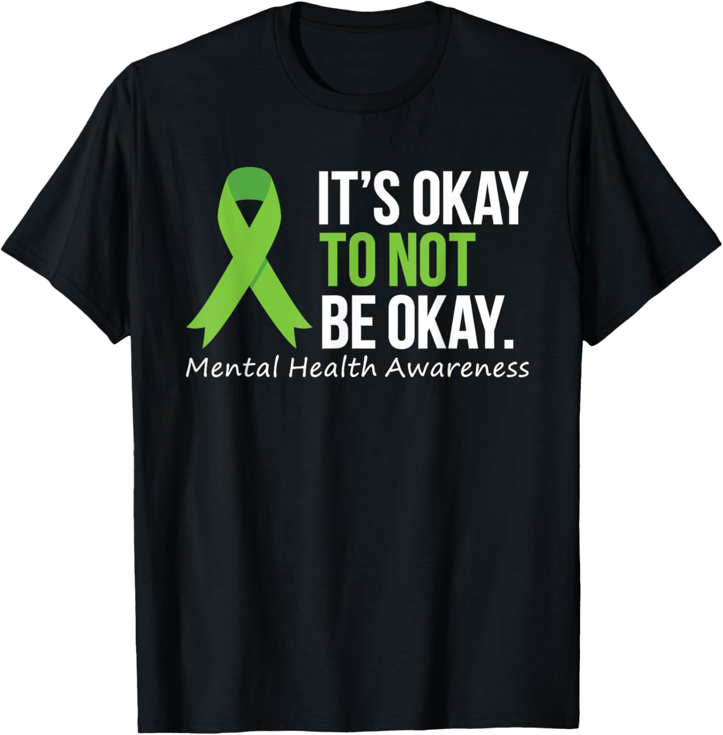 Its Okay To Not Be Okay Shirt Mental Health Awareness Ribbon