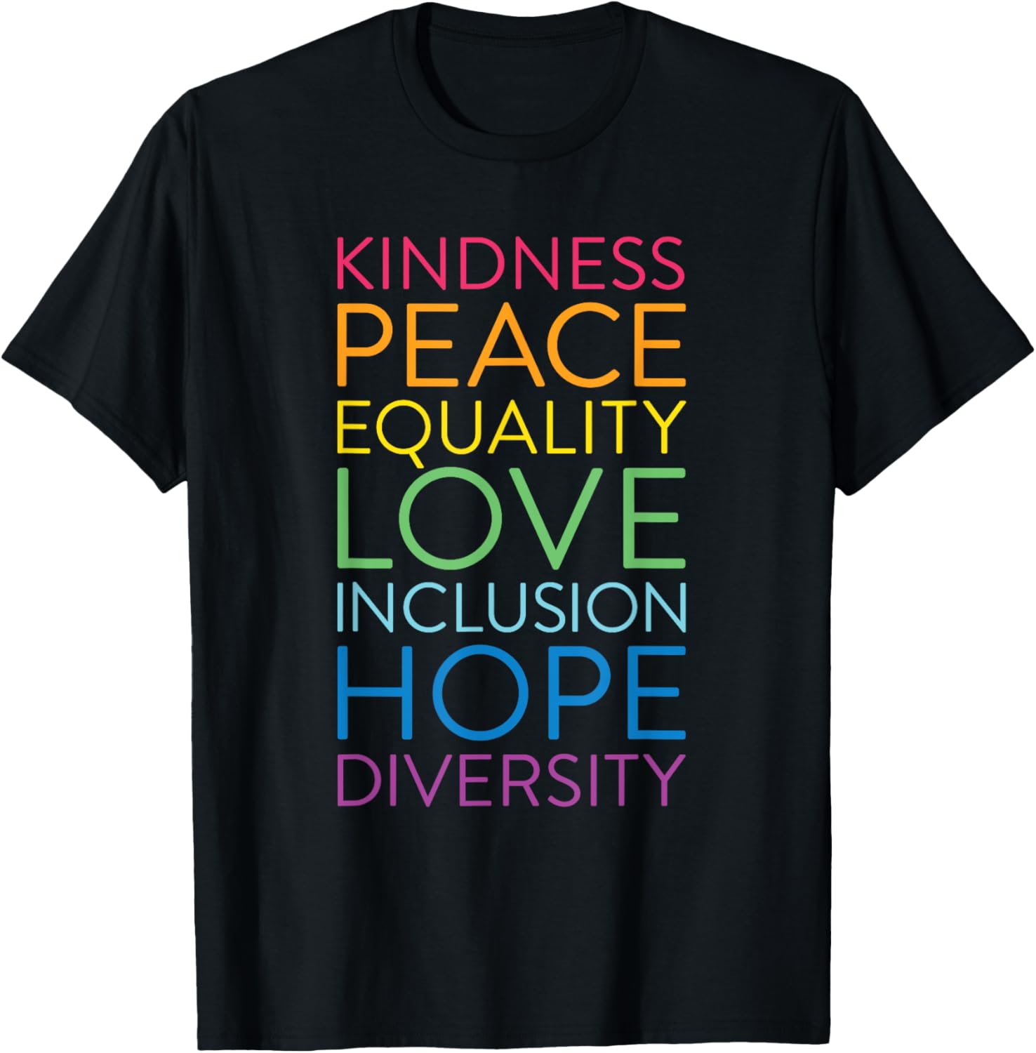 Peace Love Inclusion Equality Diversity Human Rights