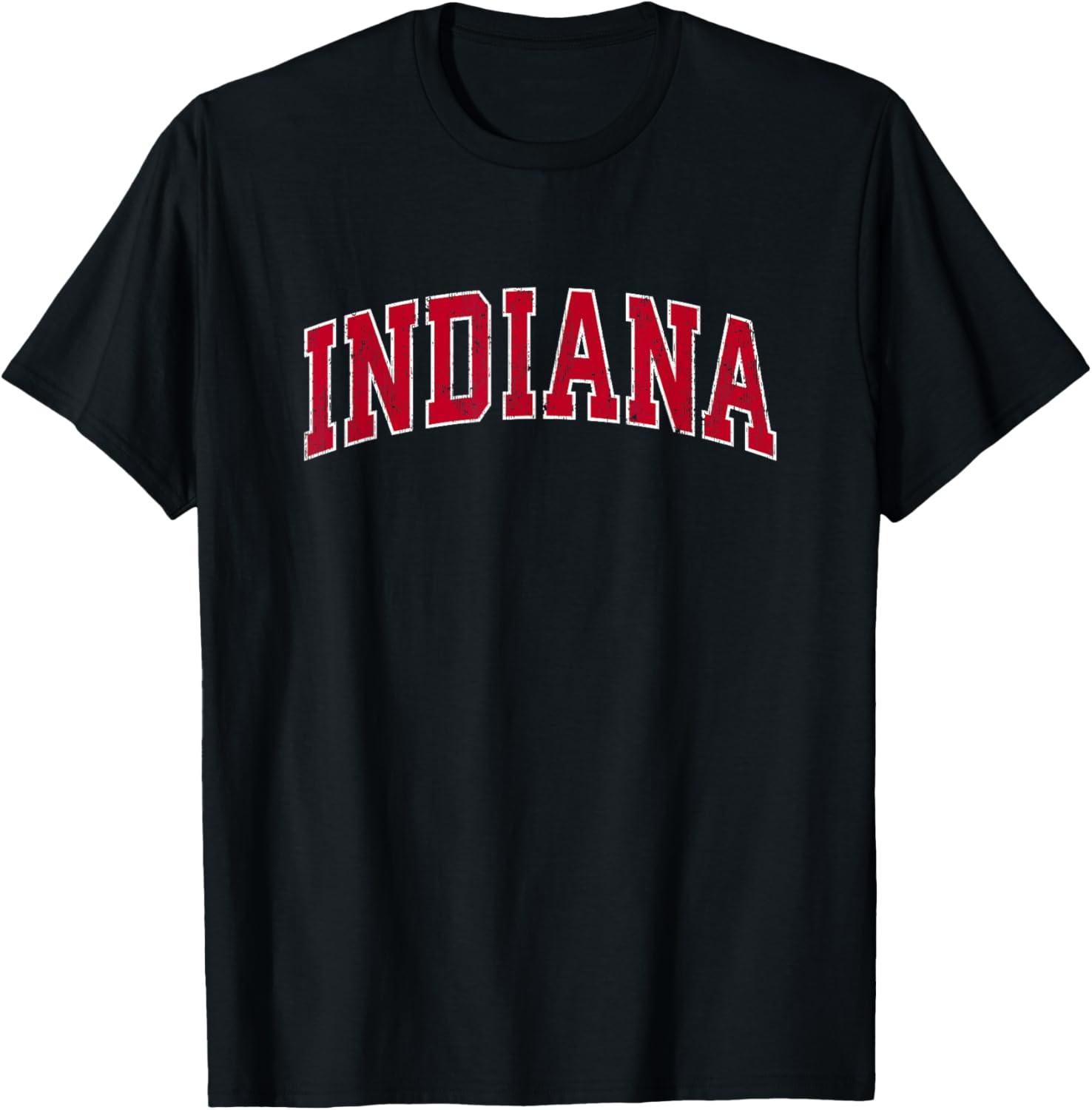 Indiana IN Vintage Sports Design Red Design
