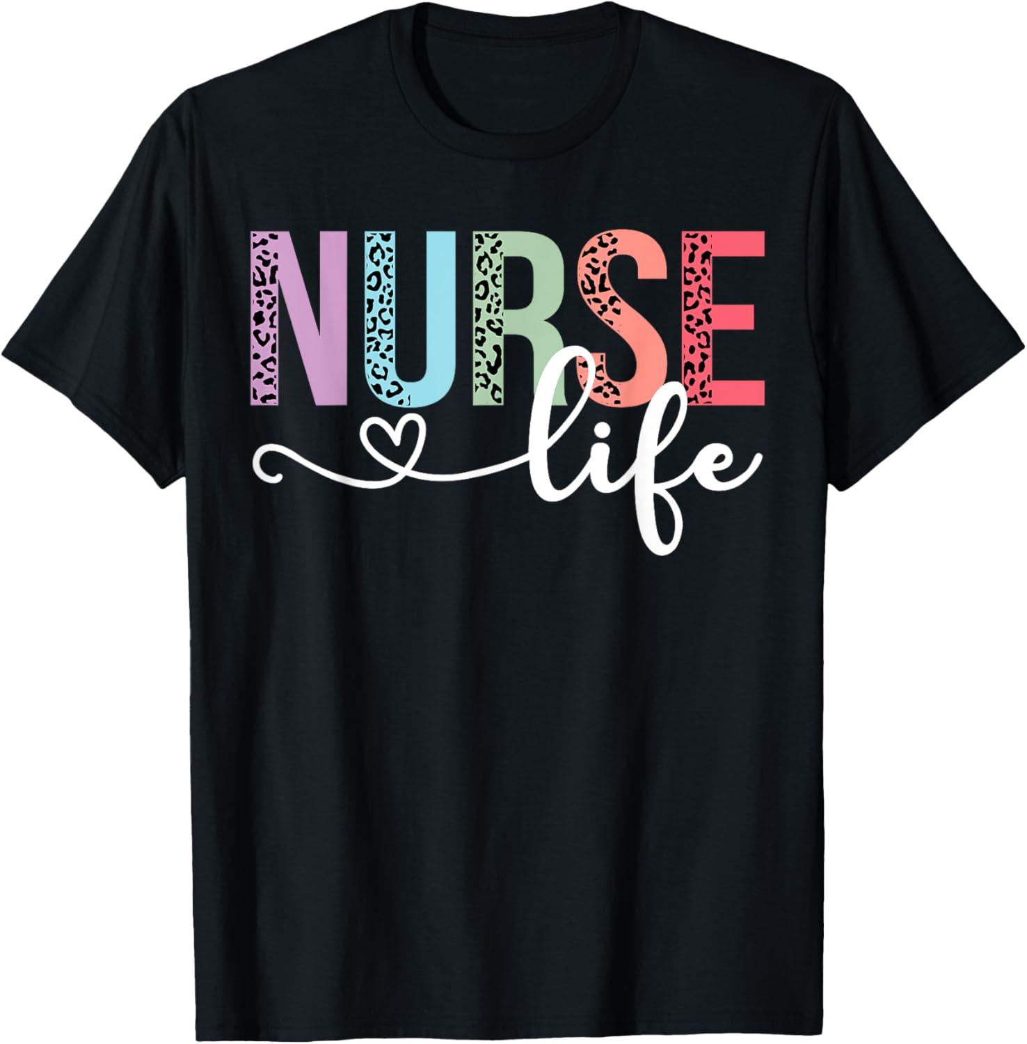Women Nurse Life RN LPN CNA Leopard Nurse Week Healthcare