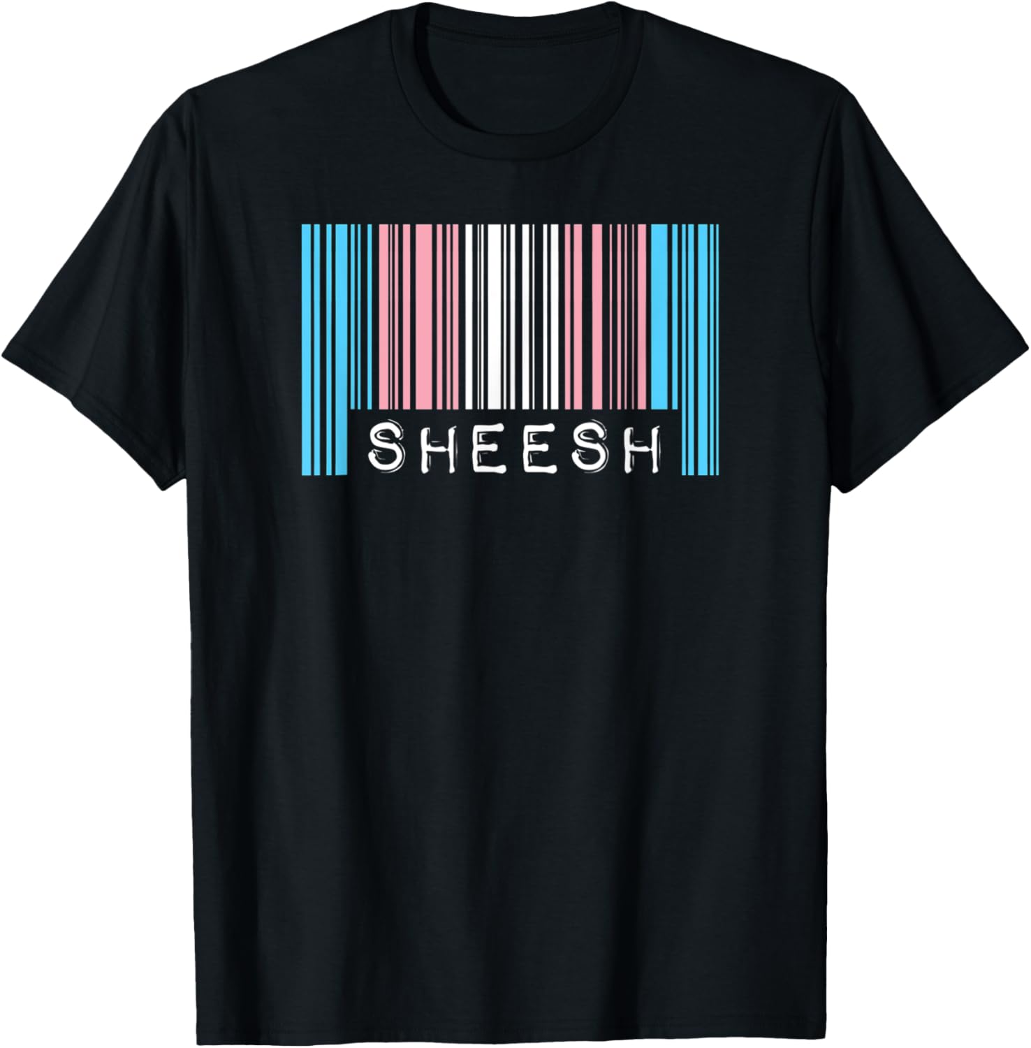 She Her Hers Pronouns Transgender Pride Flag Barcode