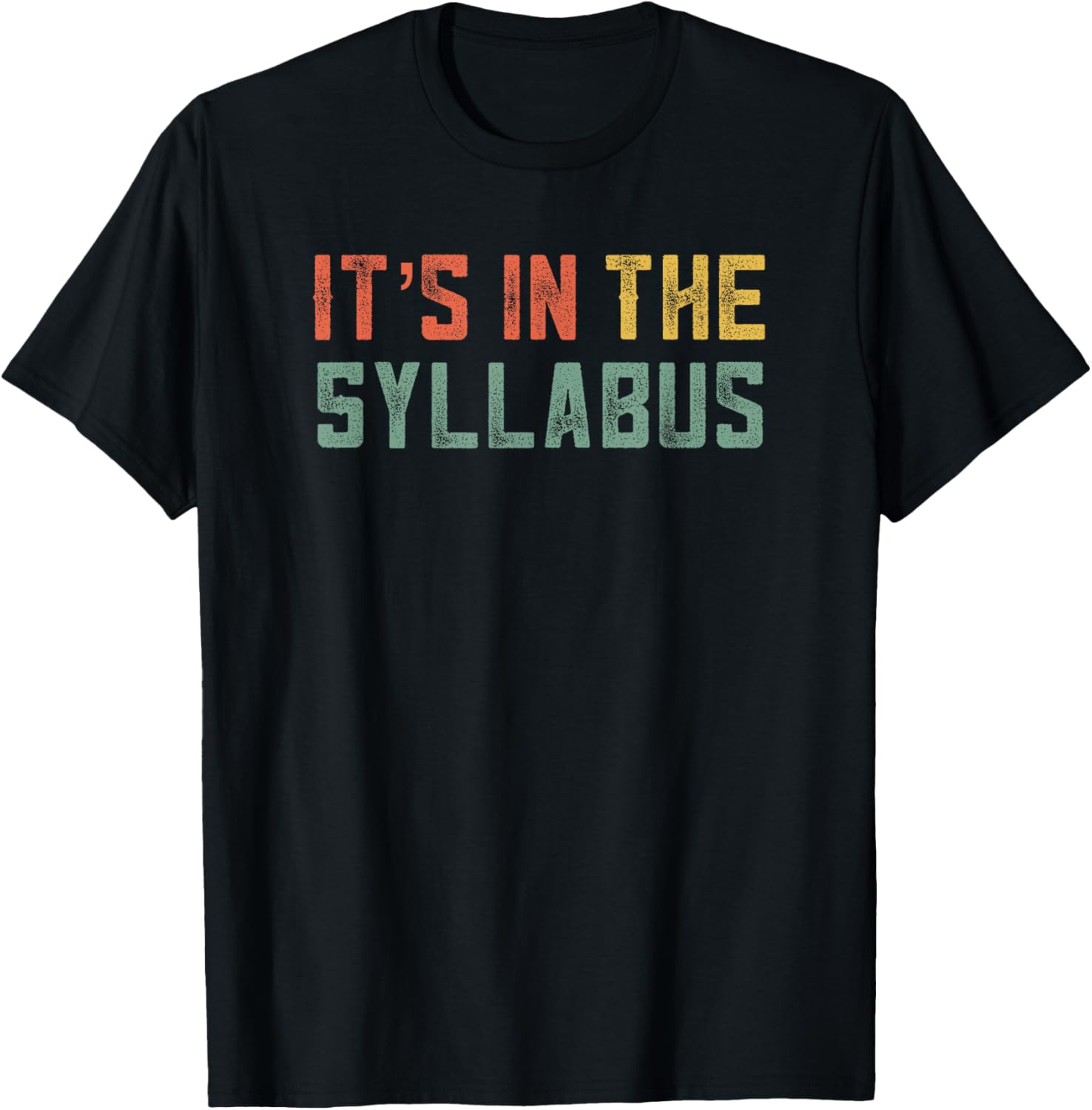 Retro Tenure Professor Saying Its in The Syllabus University