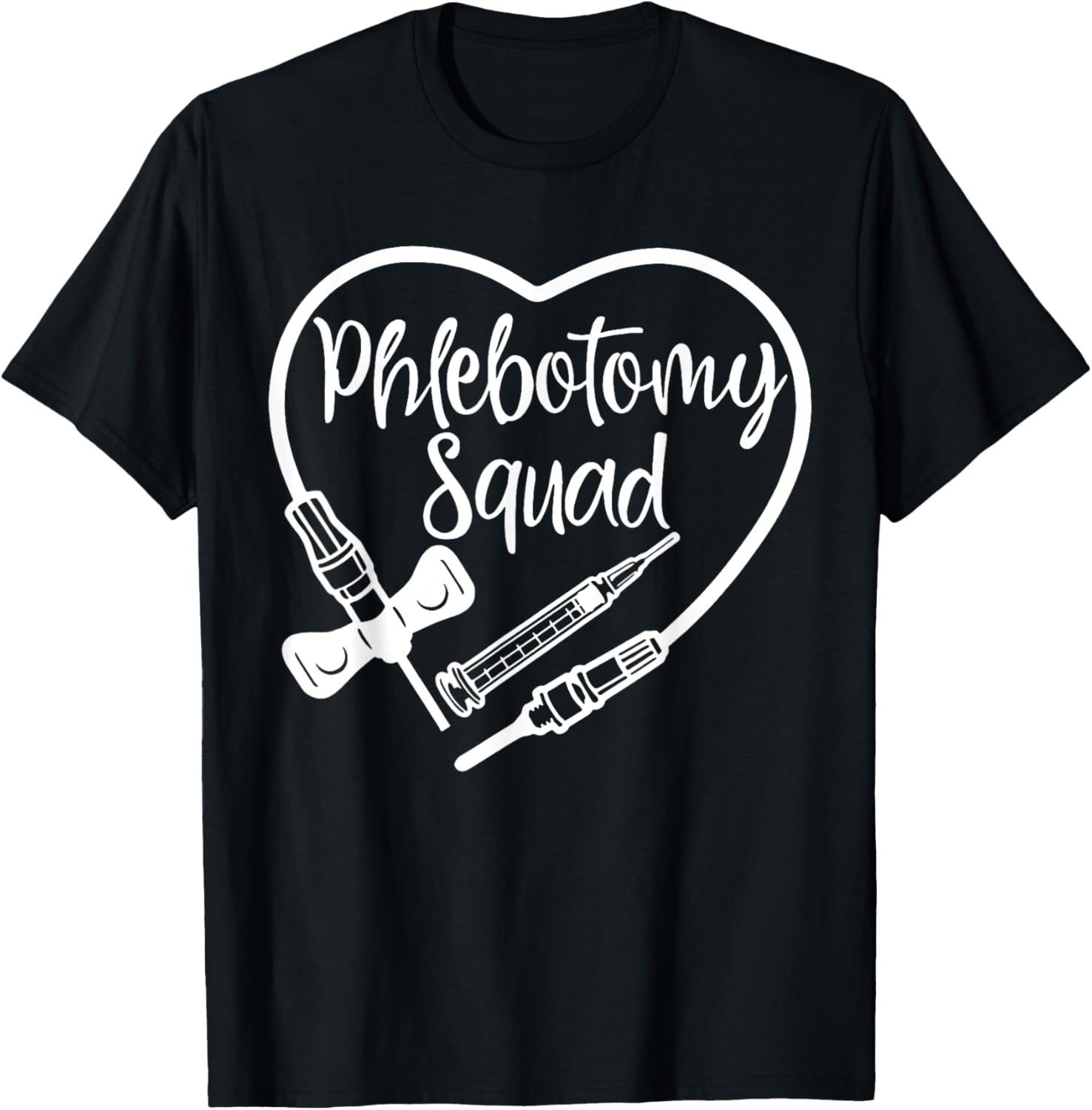 Phlebotomy Squad Butterfly Needle Heart Phlebotomist