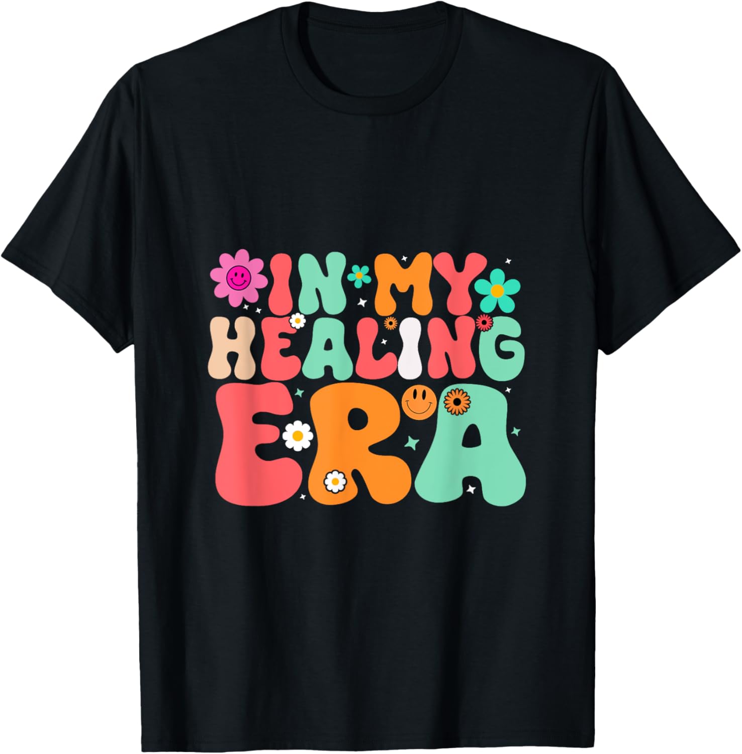 In My Healing Era Shirt Groovy Mental Health Awareness Month