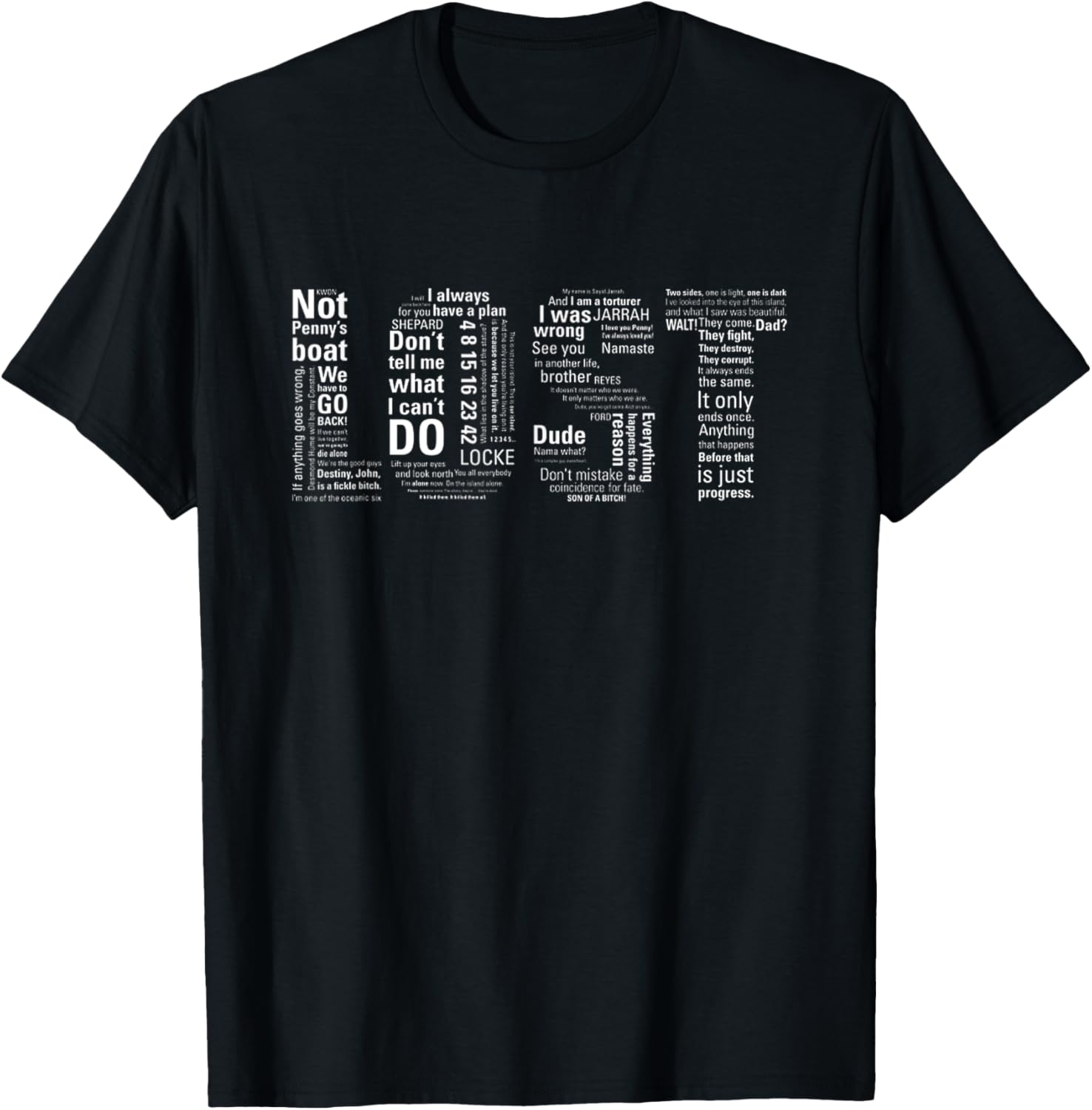 LOST Quotes Classic Drama TV Show Sci Fi Funny Sarcastic