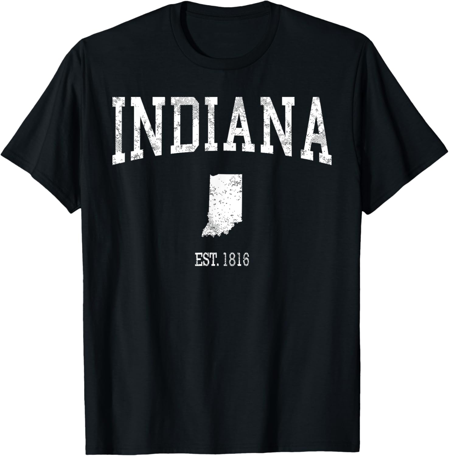 Indiana Tee Vintage Sports Design ID