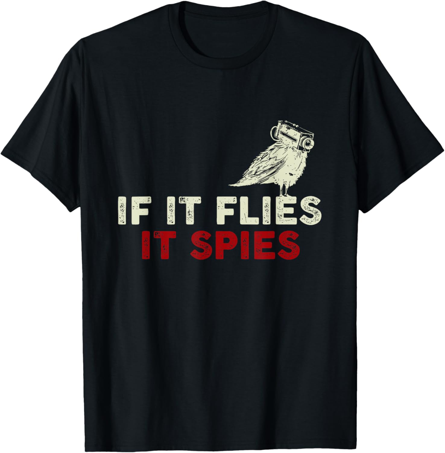 When it flies, it spies theory from birds are not