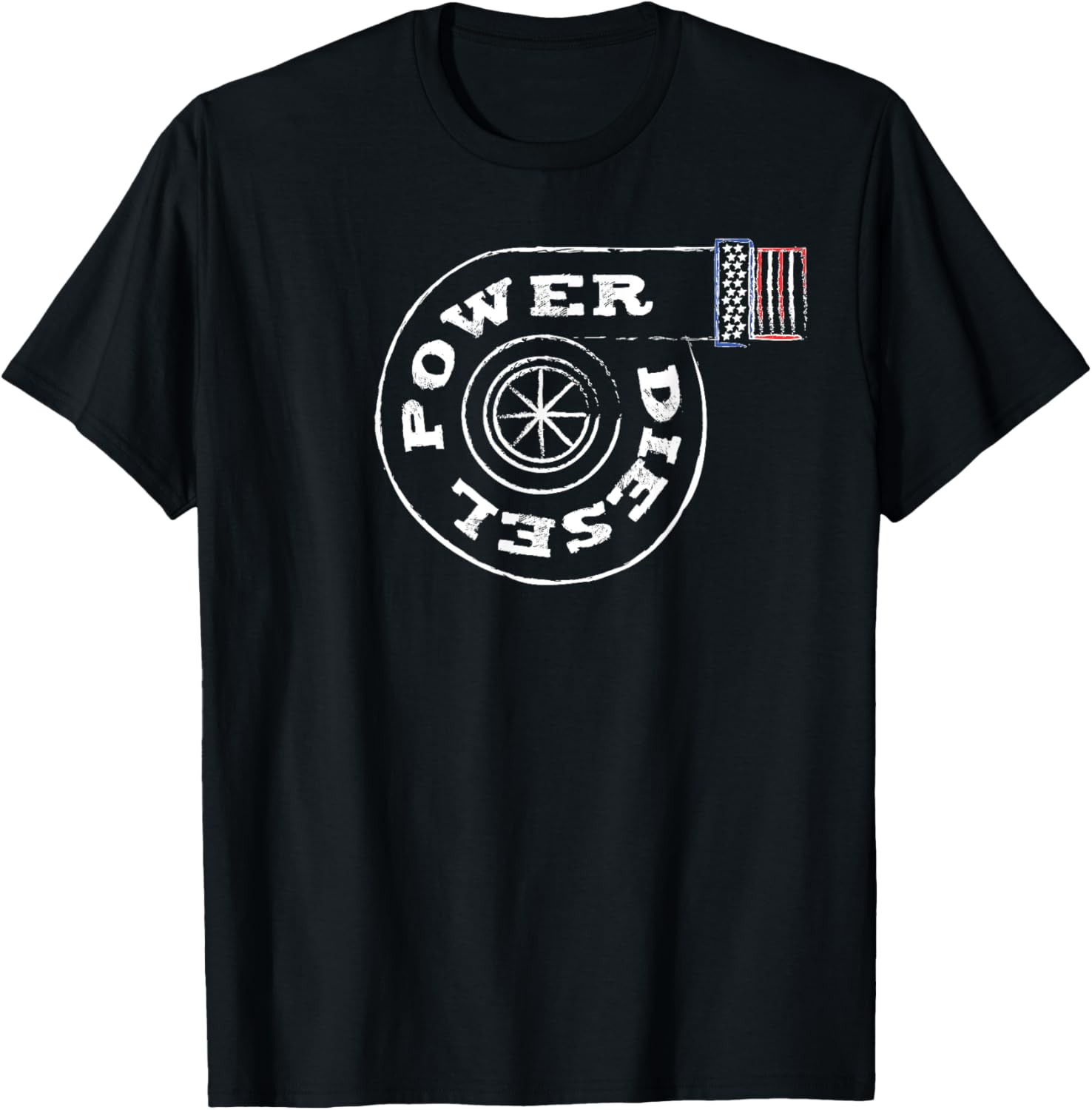 Diesel Power USA Flag Turbo Turbocharger