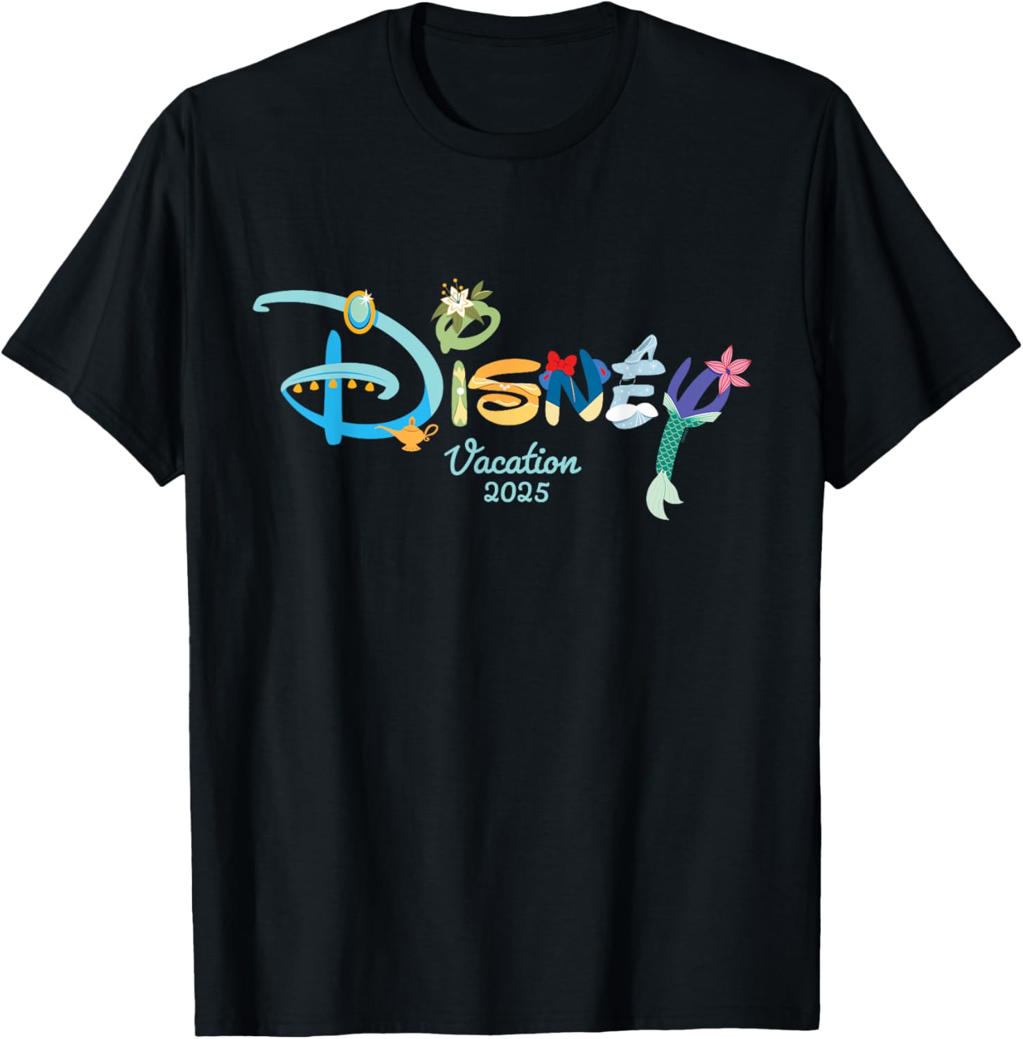 Disney Princess Letters Logo Matching Disney Vacation 2025