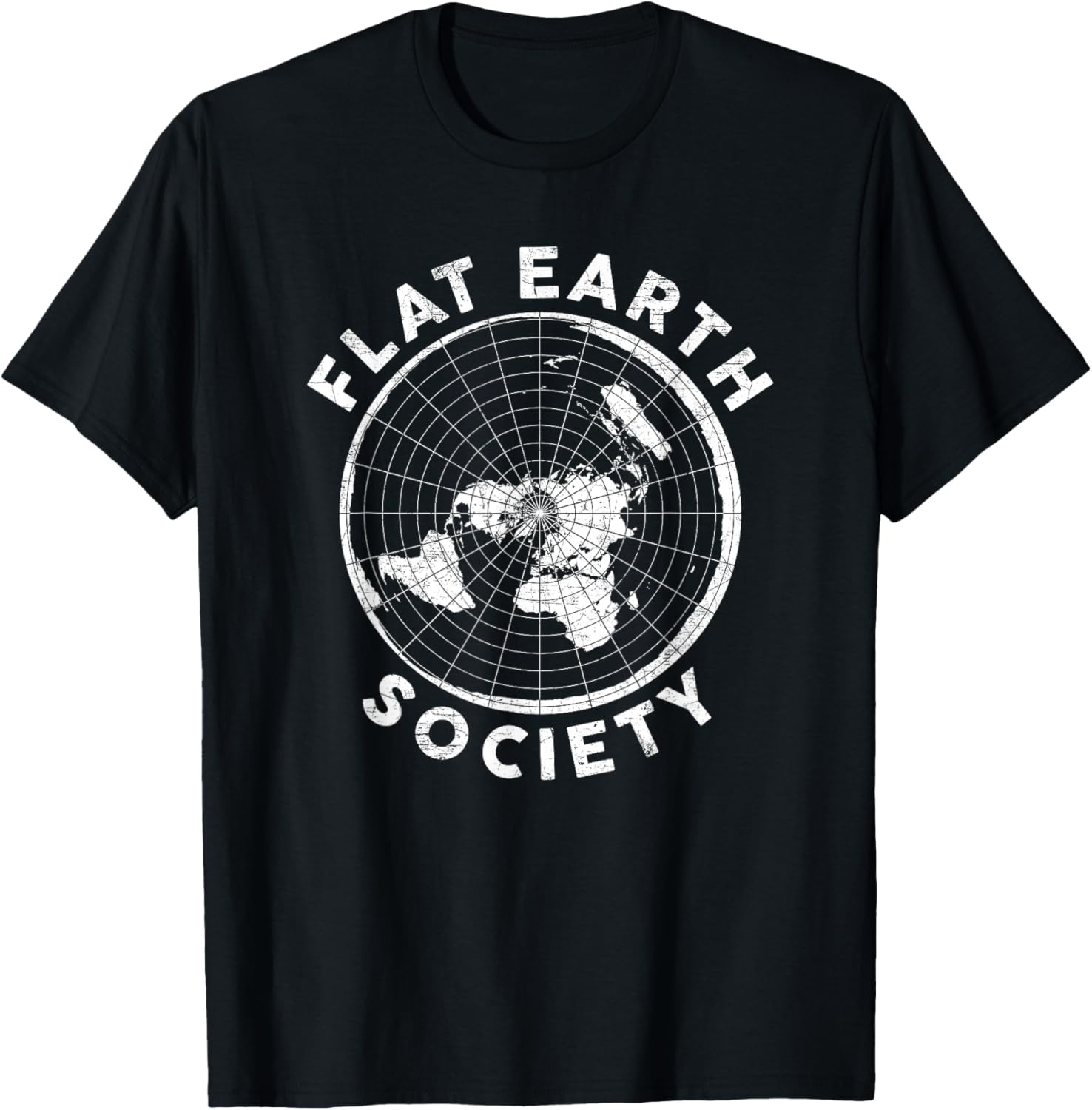 Flat Earth Society T Shirt Conspiracy Theory Earther Gift