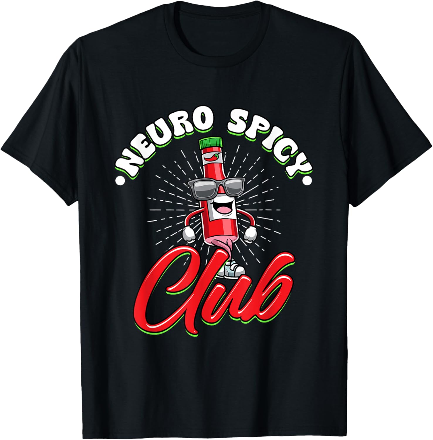 Neuro Spicy Autism Humor ADHD Funny Hot Sauce Joke