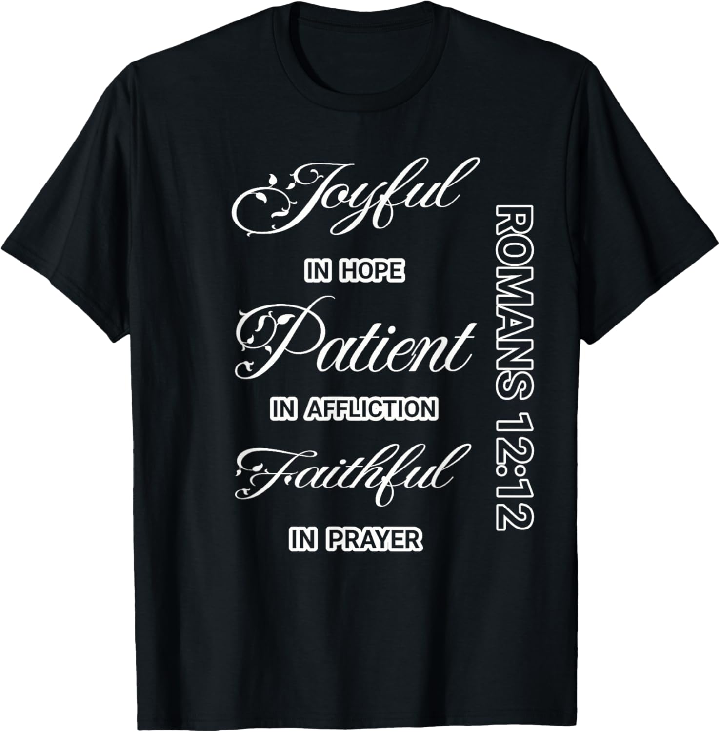 Joyful in hope, Patient in affliction, Faithful in prayer