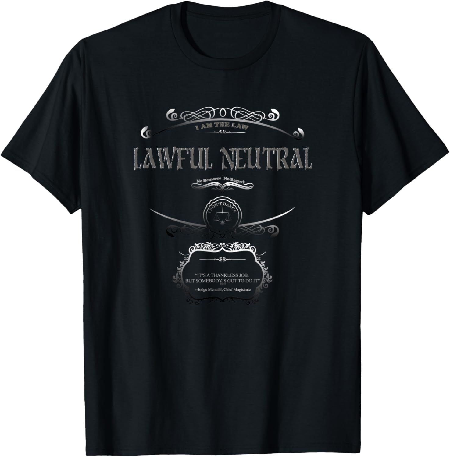 Lawful Neutral Alignment Gamer Geek RPG
