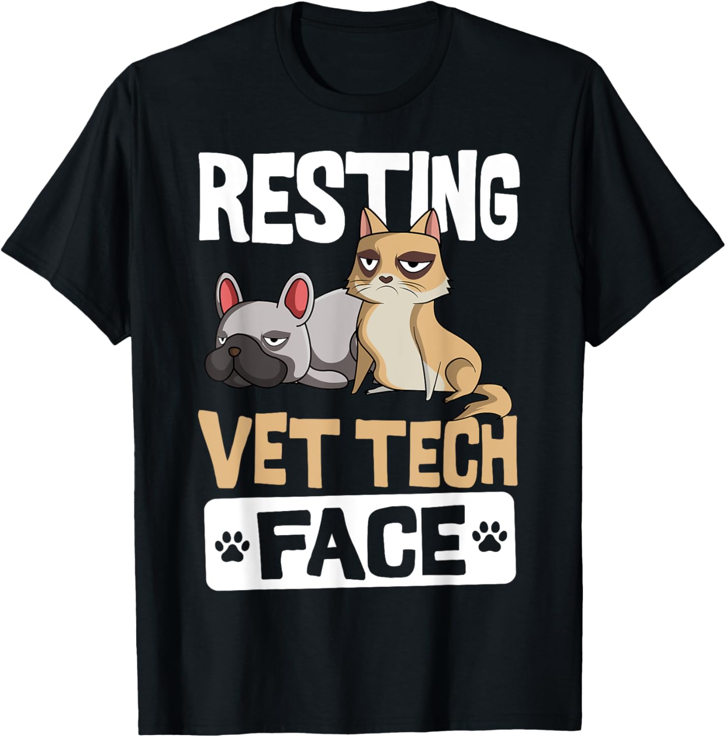 Resting Vet Tech Face Veterinary Assistant