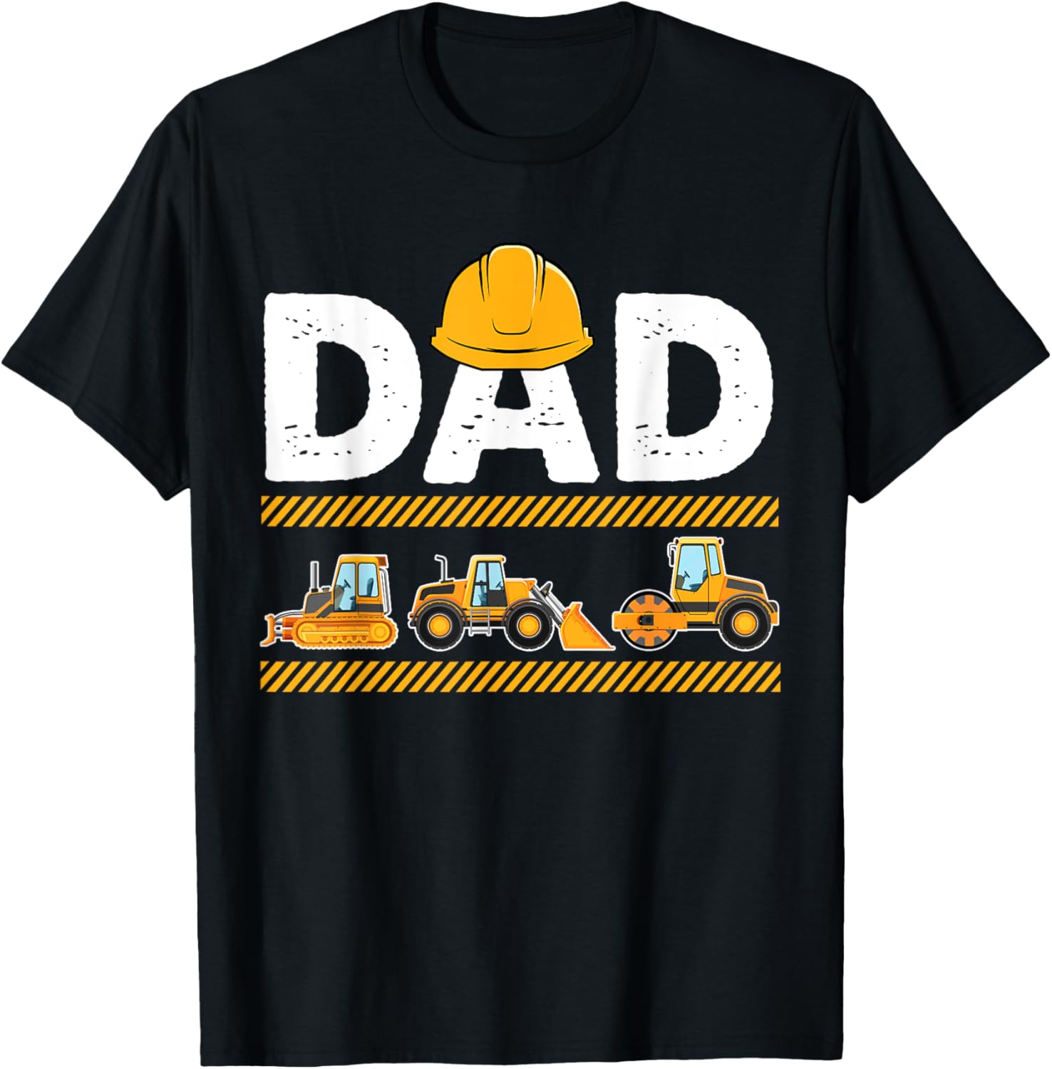 Funny Dad Construction Excavator Kids Matching Family