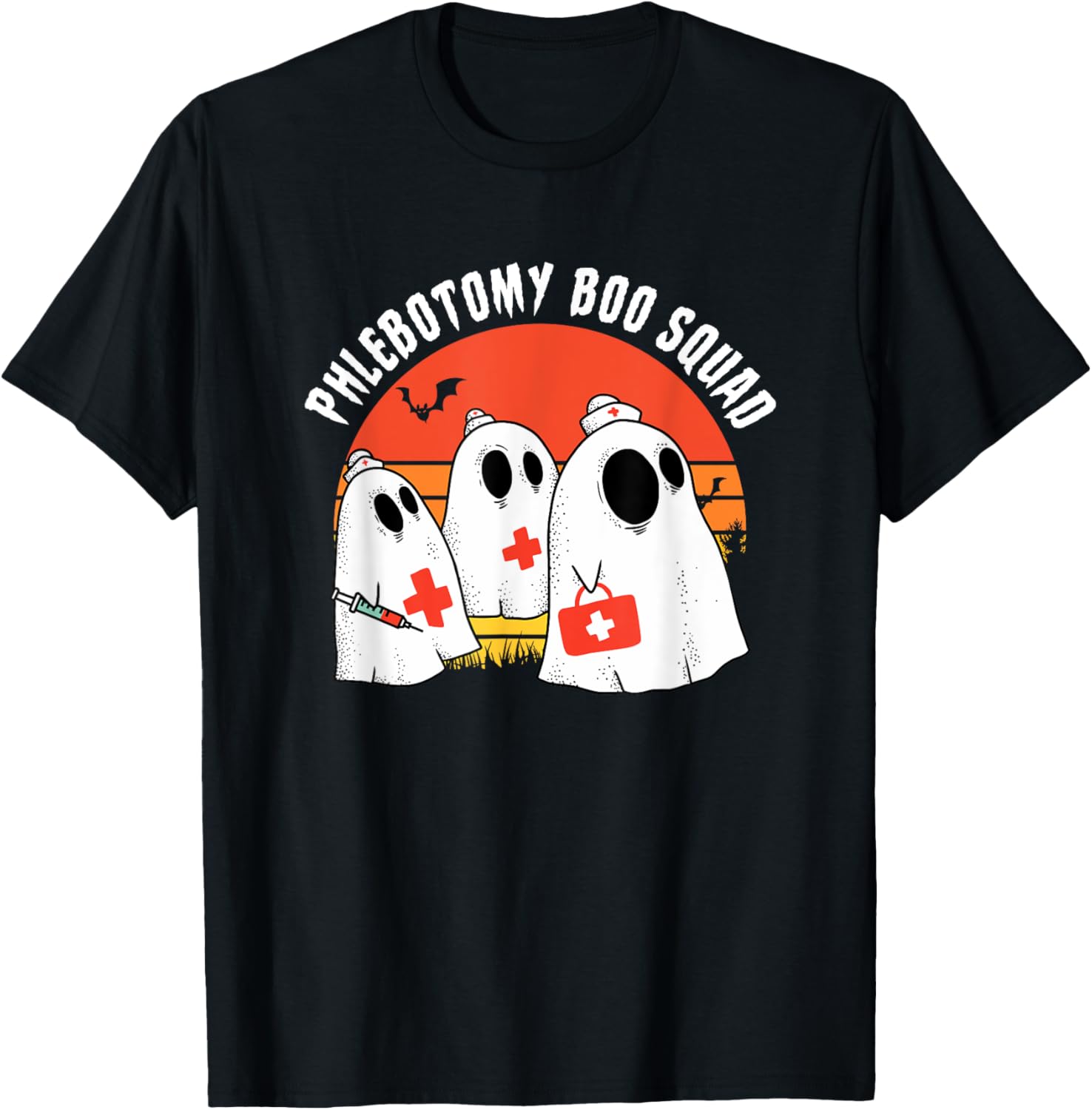 Phlebotomy Squad Ghost Boo Crew Halloween Phlebotomist