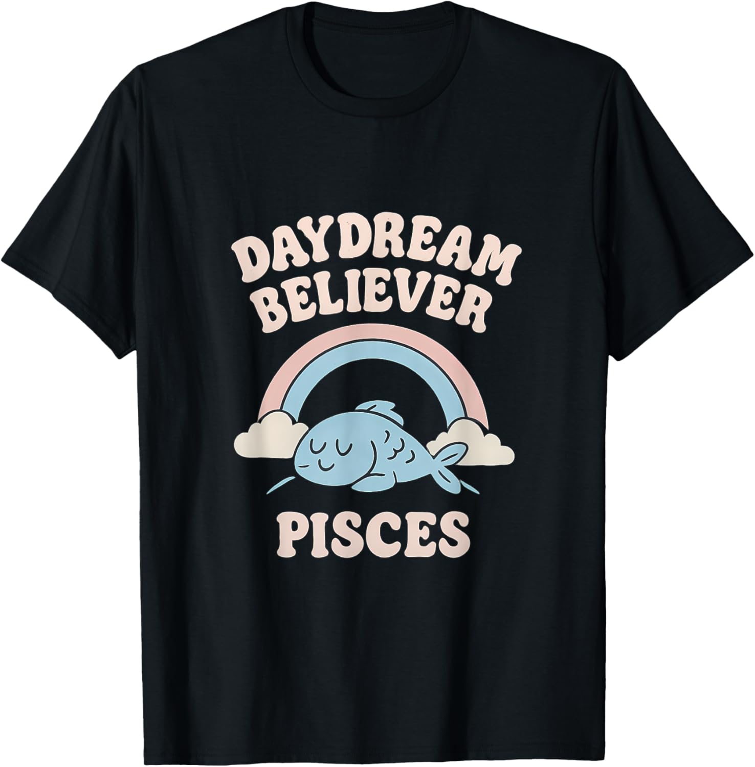Daydream Believer Pisces Zodiac Pastel Rainbow