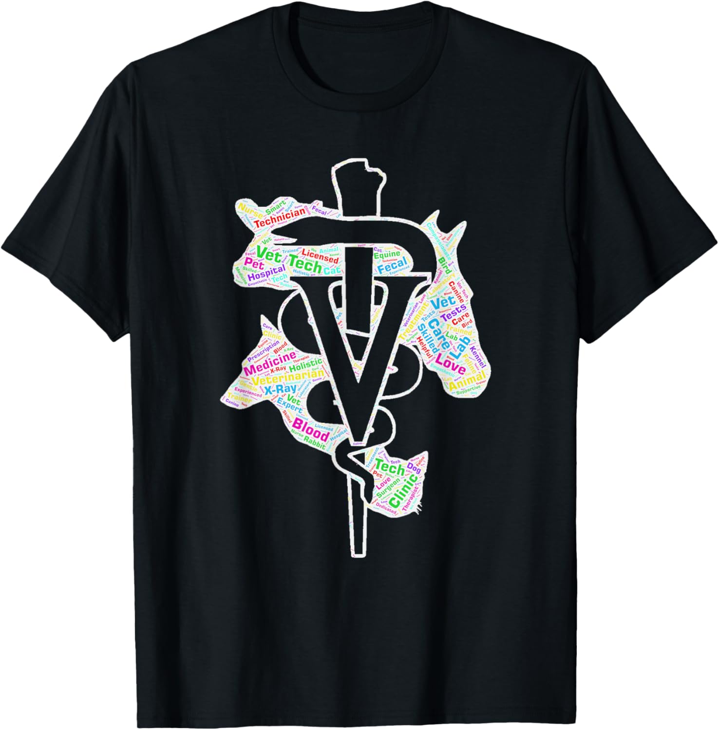 Vet Tech Animal and Vet tech shirt