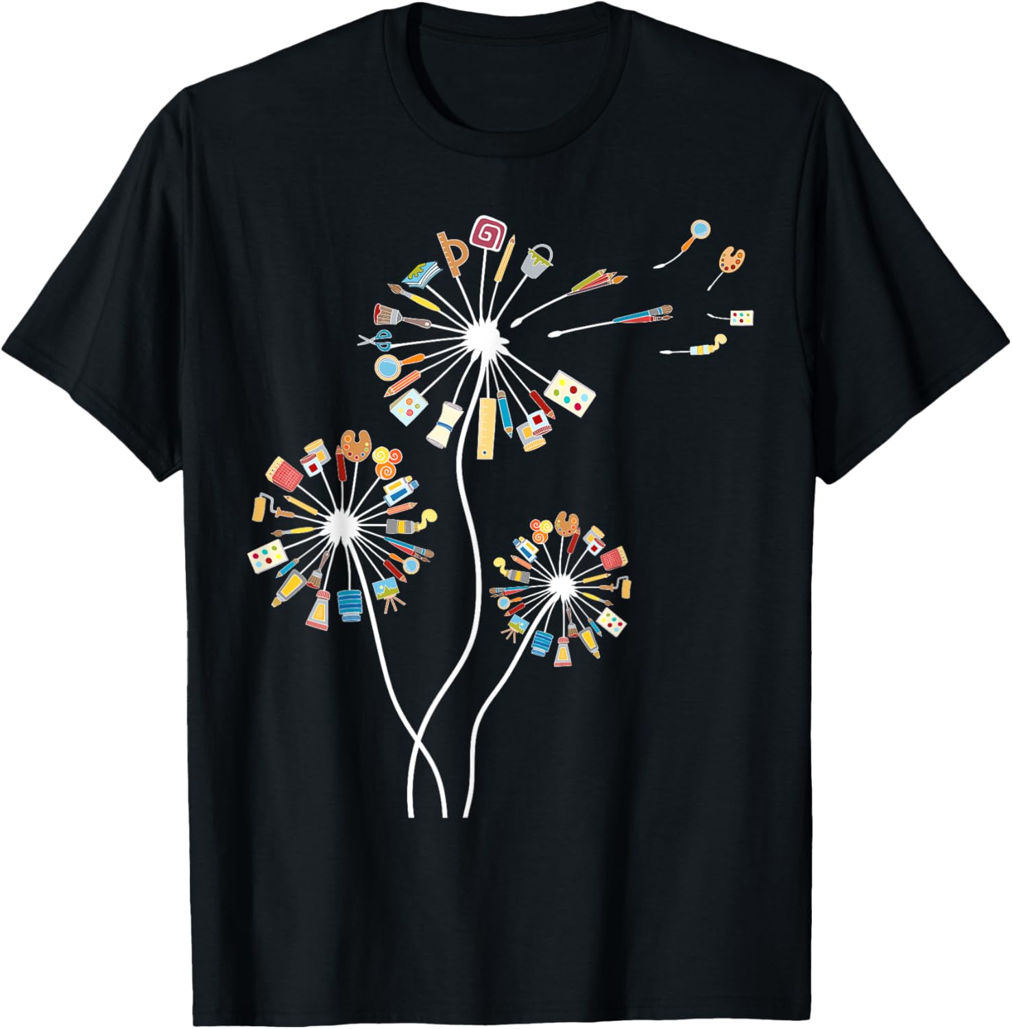 Dandelion Art Shirt for Artist or Art Teacher | Creative Art