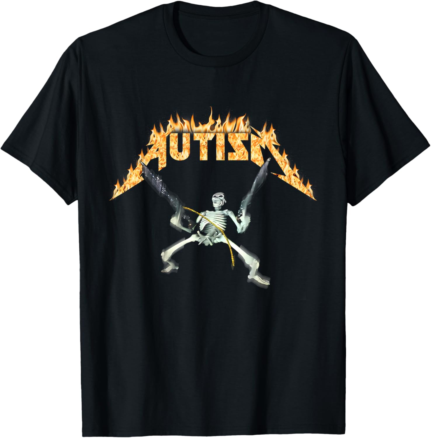 Autism Skeleton Meme Funny Men Women Kids