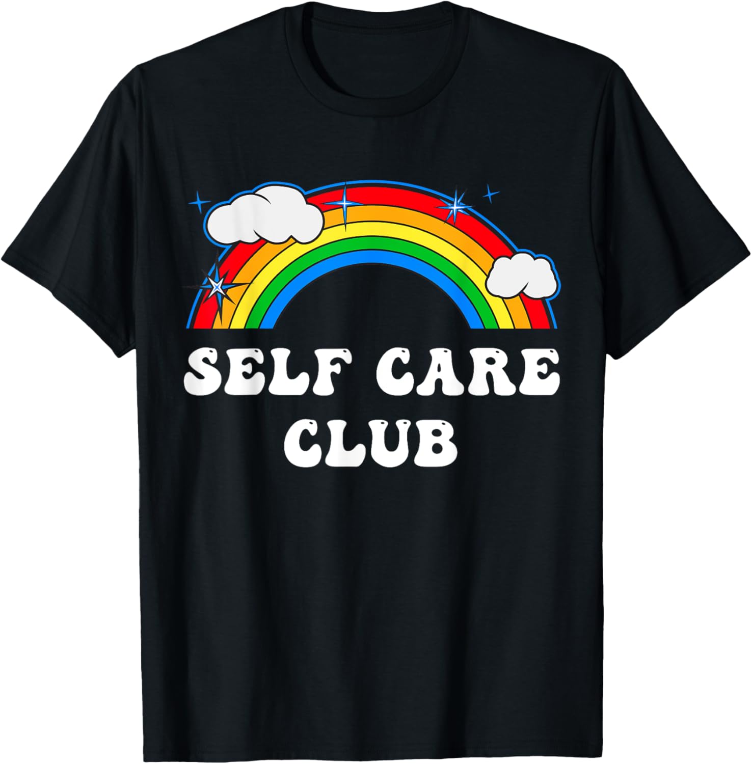 Self Care Club Cute Rainbow Mental Health Yoga Meditation
