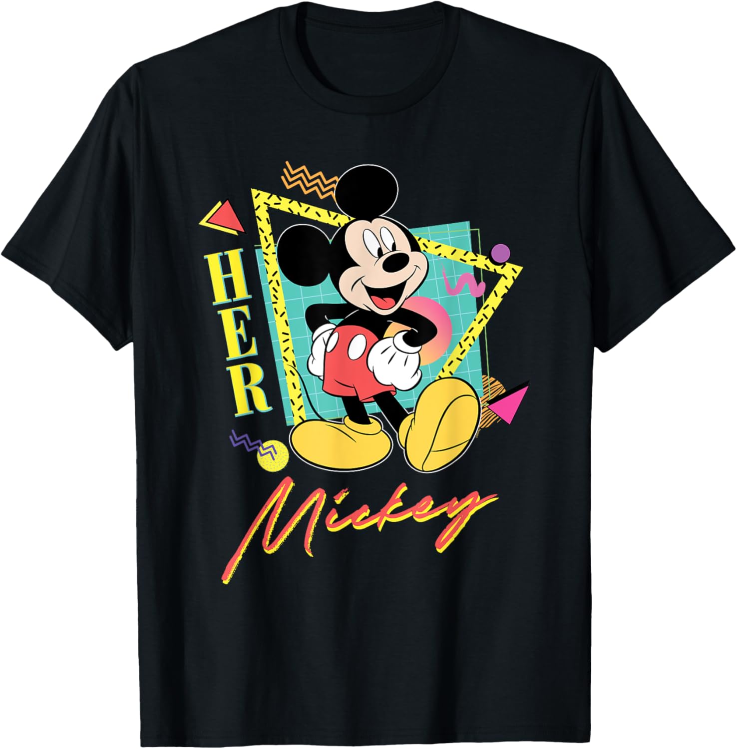 Disney Mickey Mouse Retro \u201990s Couples Matching Her Mickey
