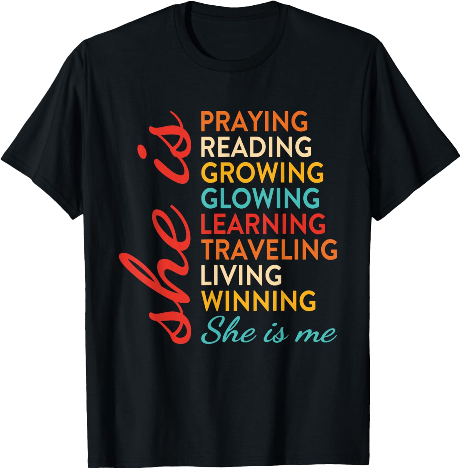 She Is Praying Reading Growing Glowing Learning Traveling