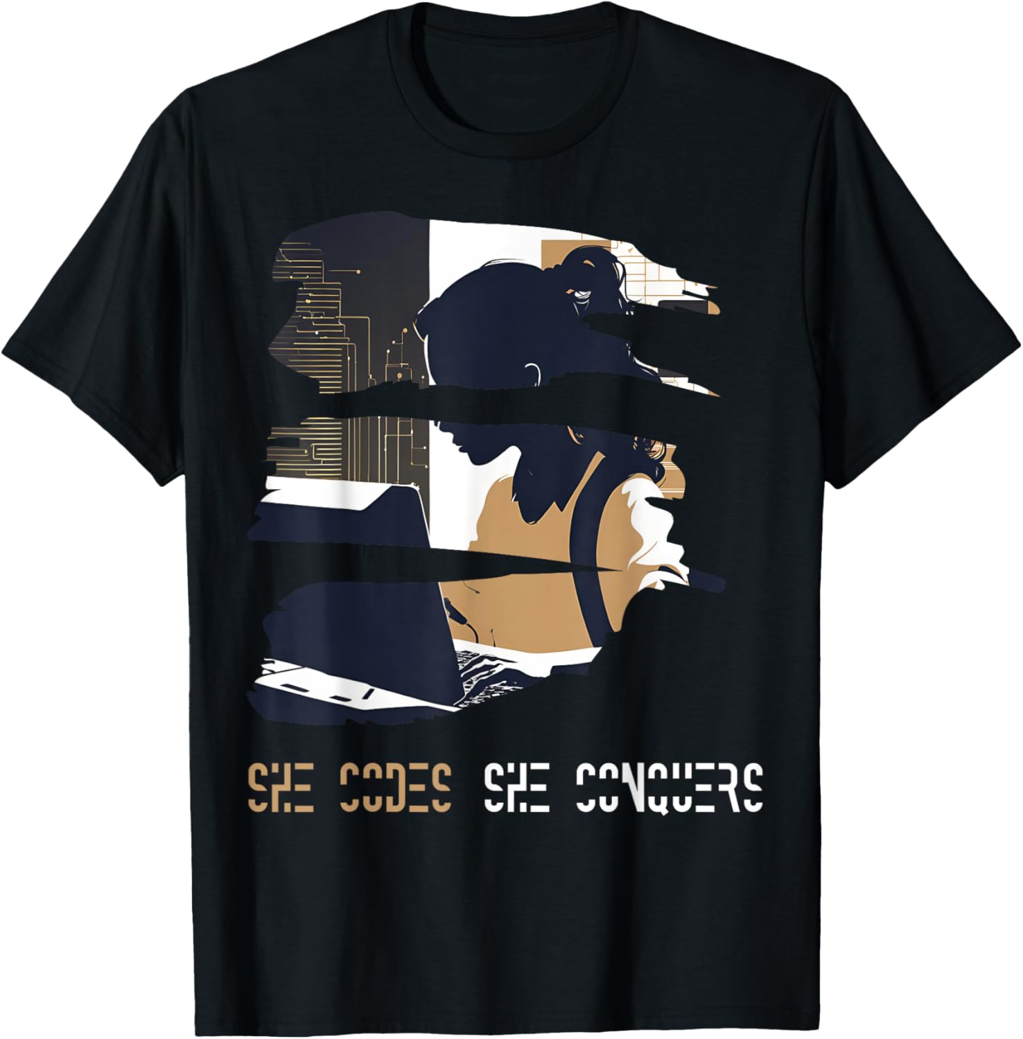 She Codes She Conquers Female Programmer\/Coder Apparel