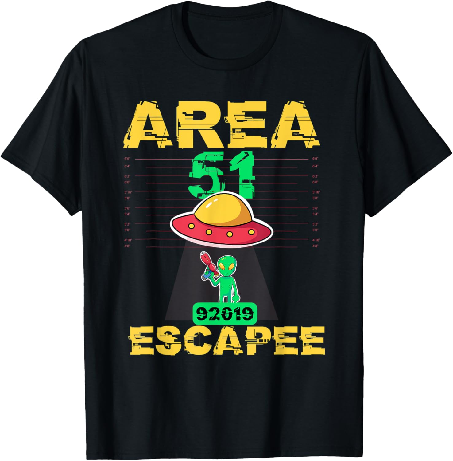 Area 51 Escapee Funny Alien Costume