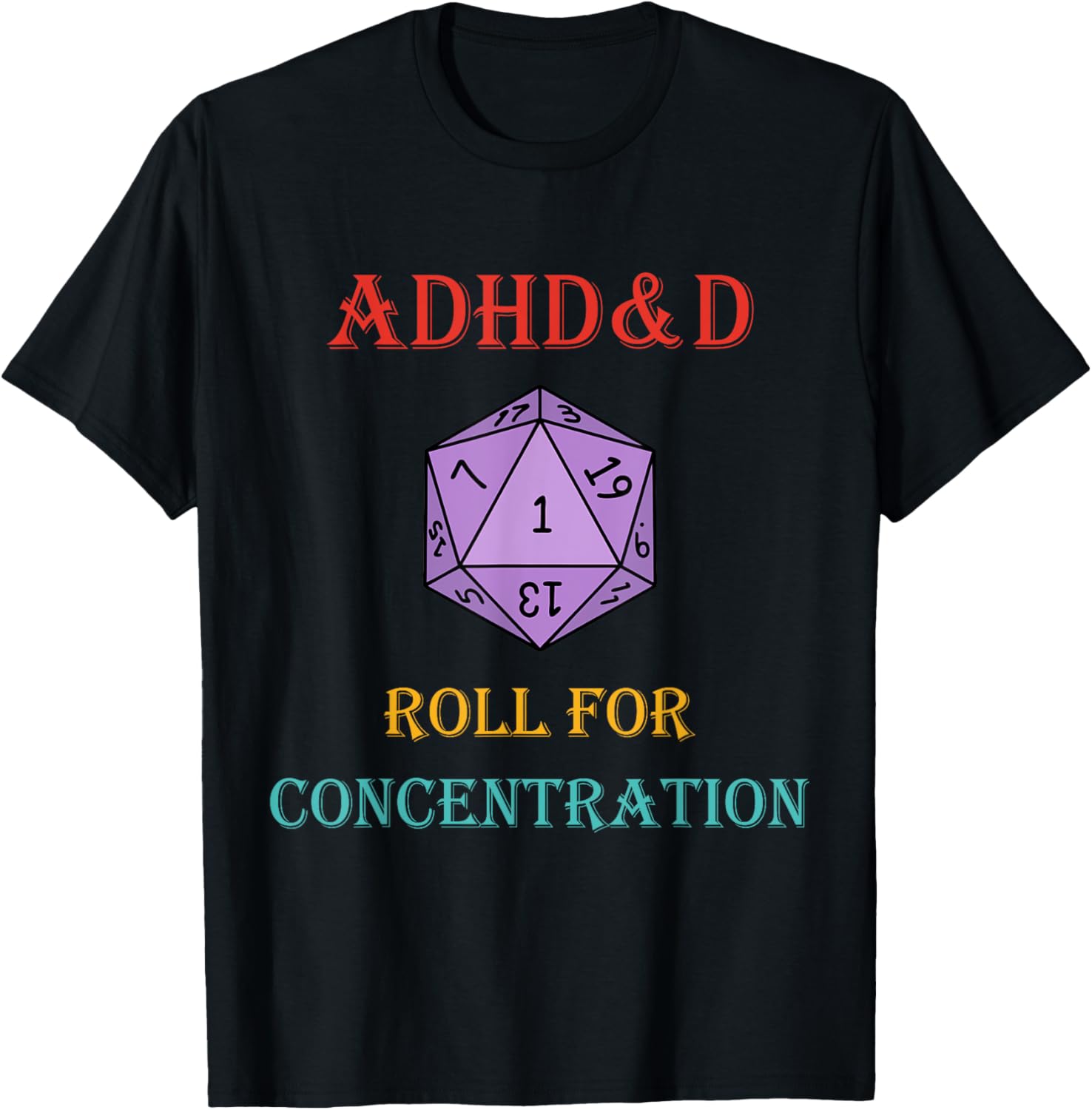 ADHD&D Roll For Concentration Vintage Quote