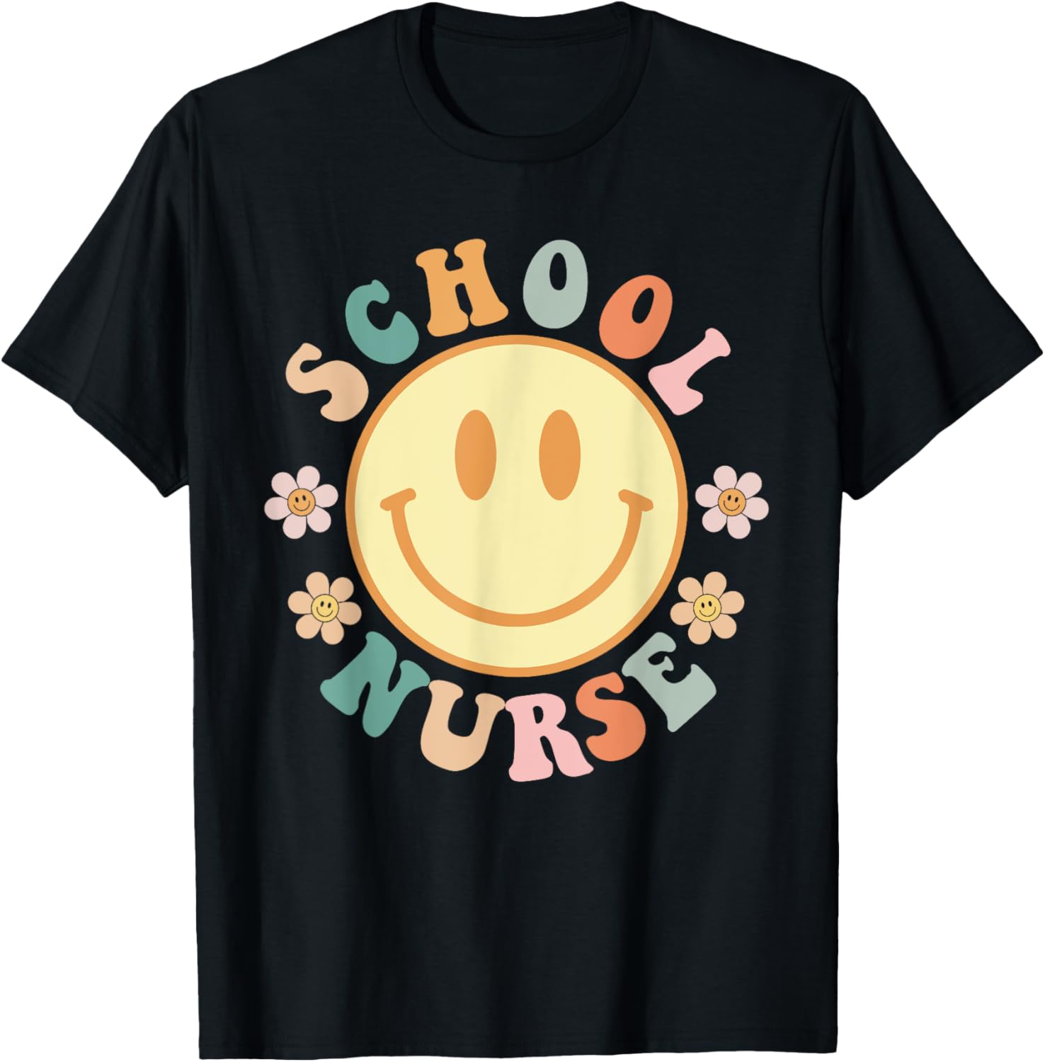 Funny School Nurse Graphic Tees Tops Back To School