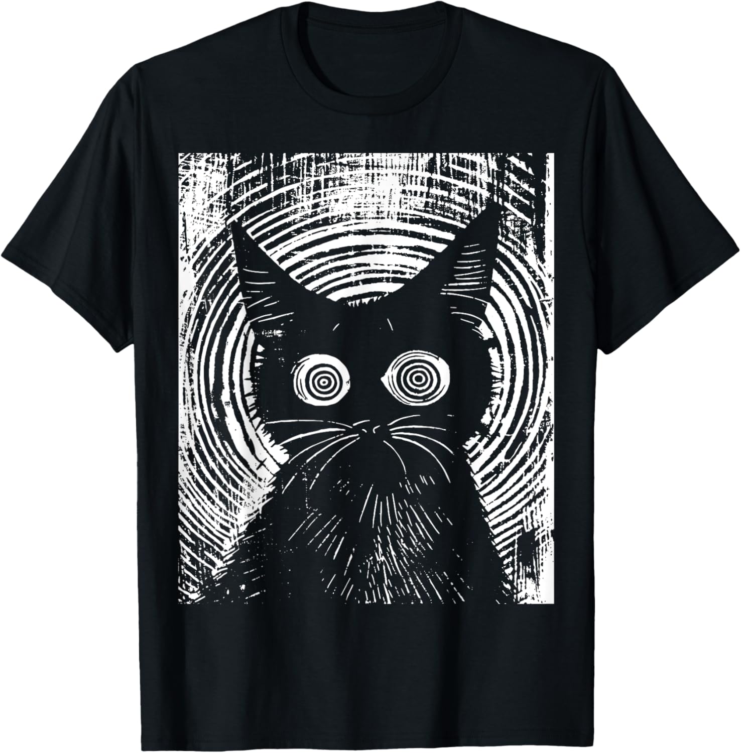Trippy Cat | Pastel Goth Gothic Grunge Alt Punk Weirdcore T Shirt for Men Women