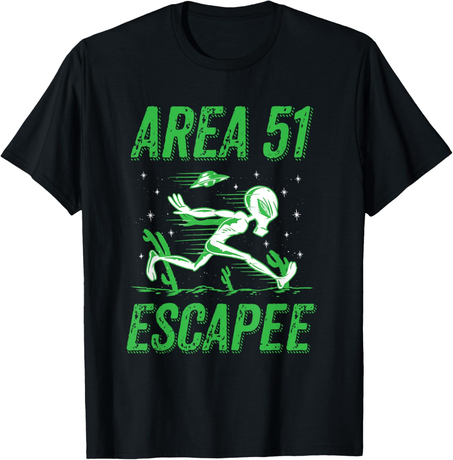 Green Alien Area 51 Escapee