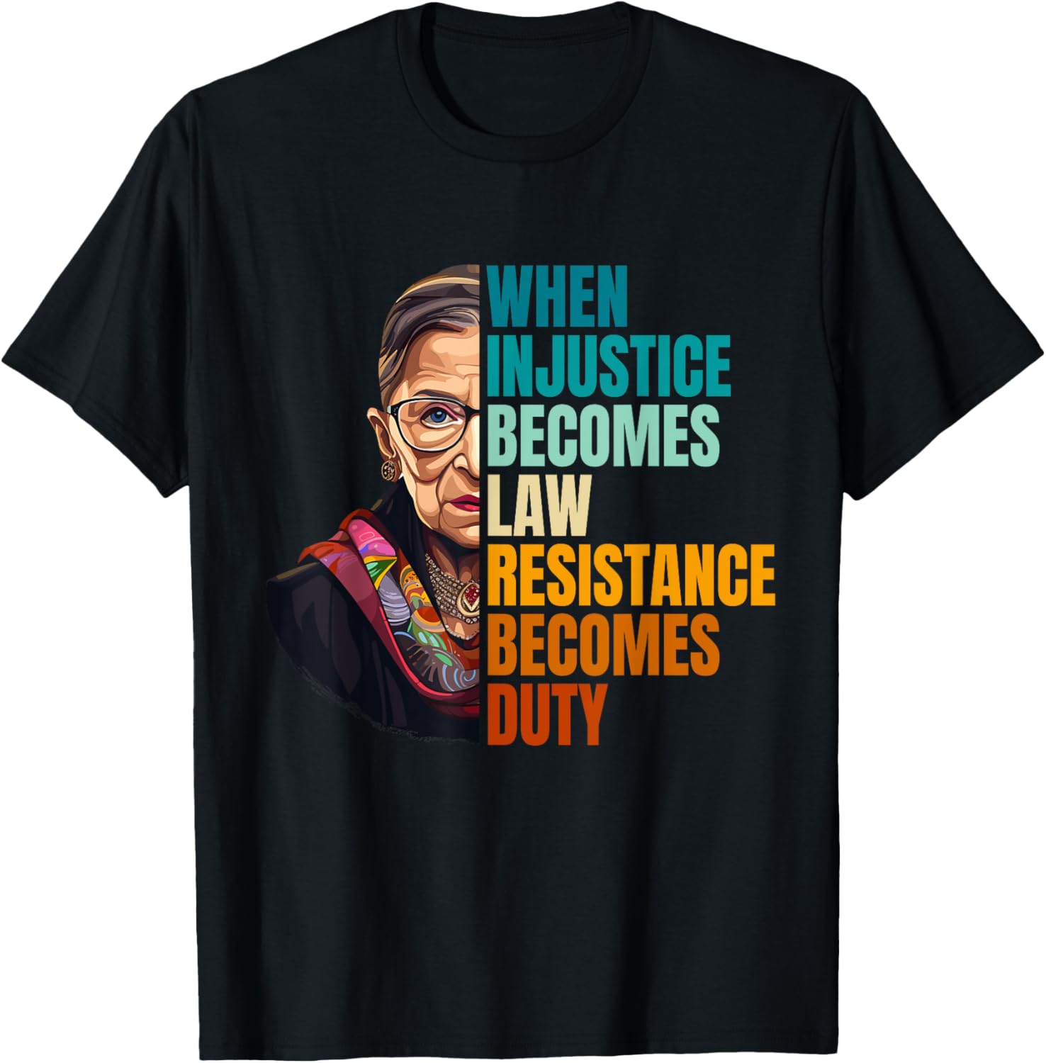 When Injustice Becomes Law Resistance Becomes Duty RBG Quote