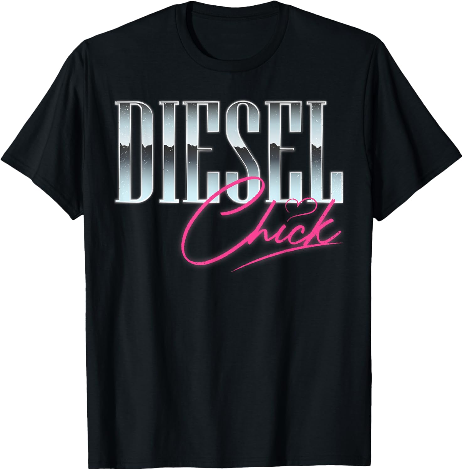 Diesel Chick Trucker Truck Driver Funny Women Retro Vintage