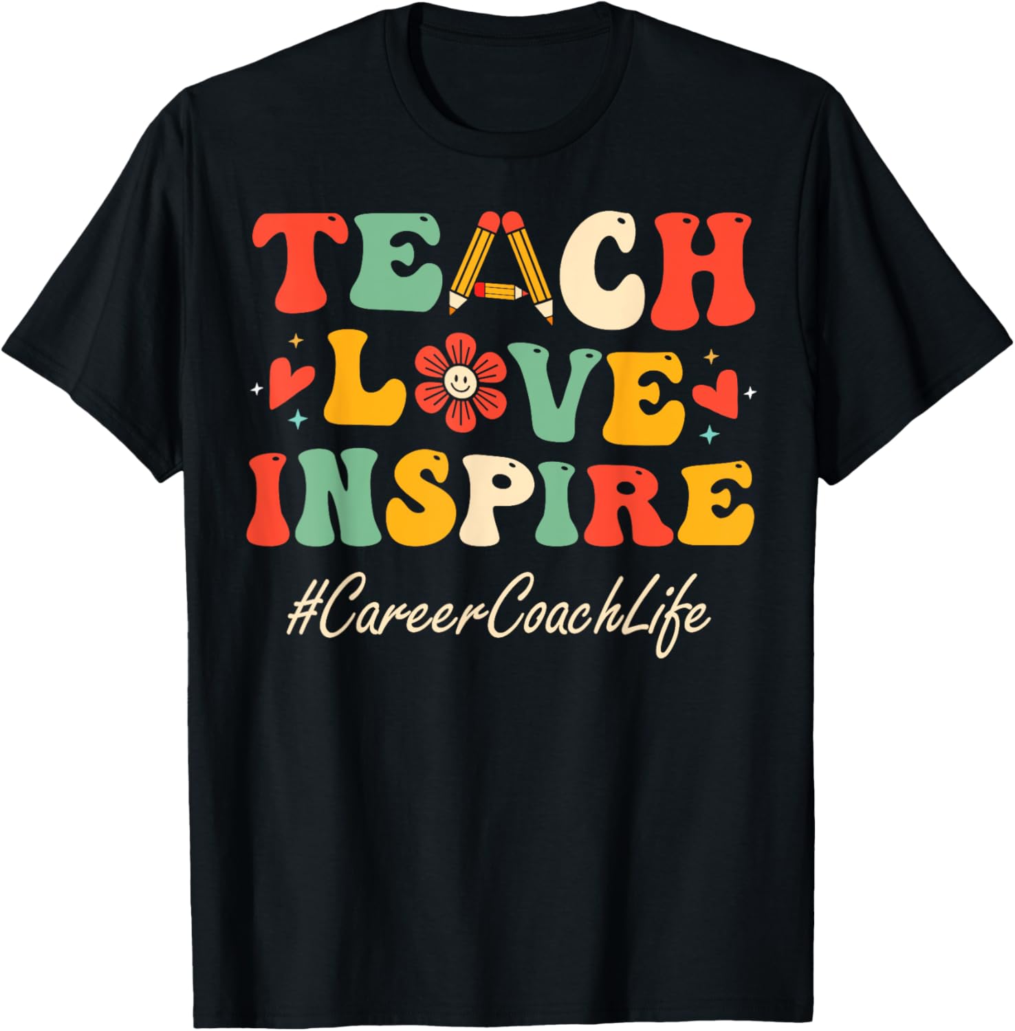 Career Coach Teach Love Inspire Women Groovy Bach to School