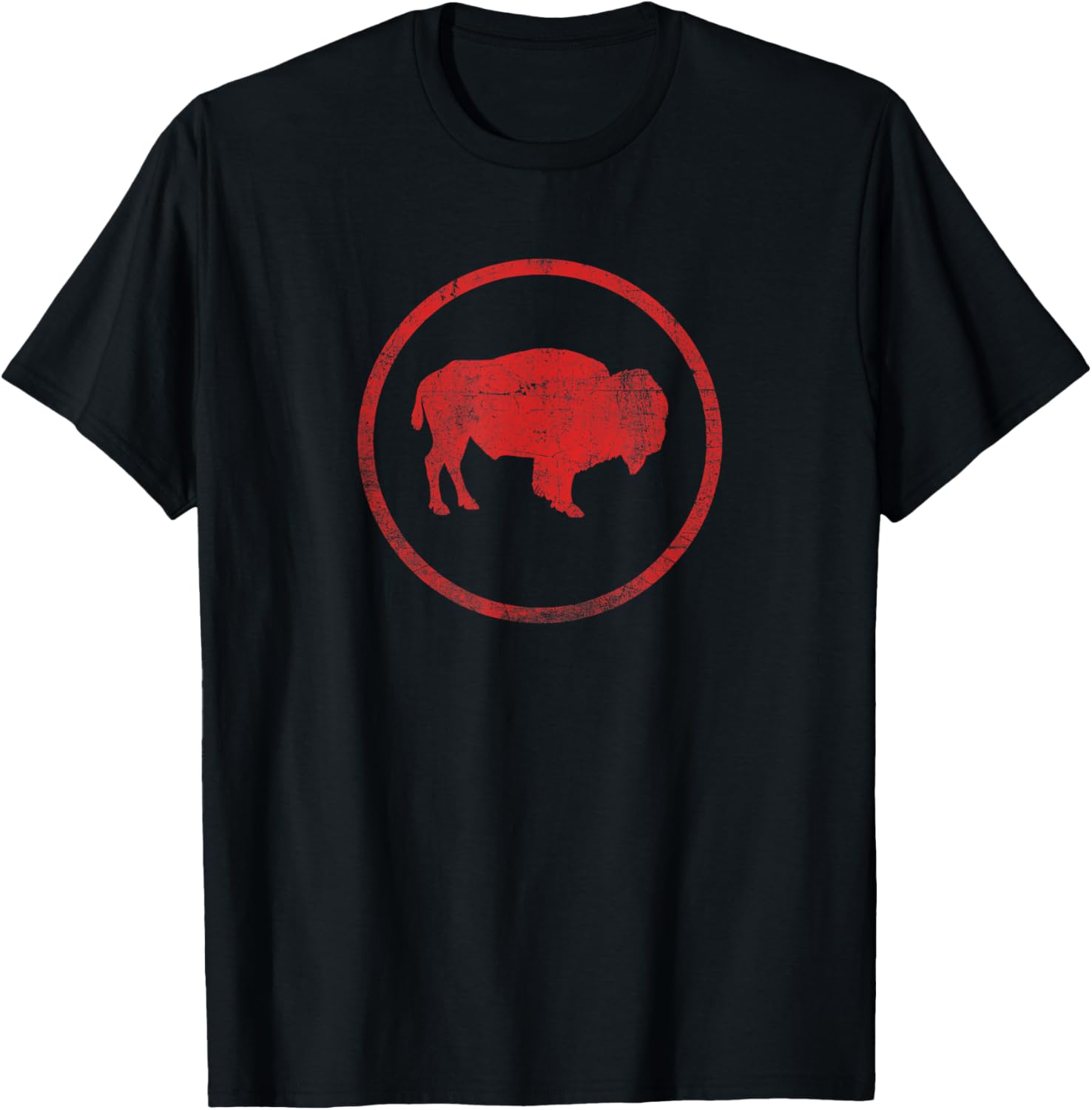 Vintage Retro Bison American Buffalo Simple Minimalist