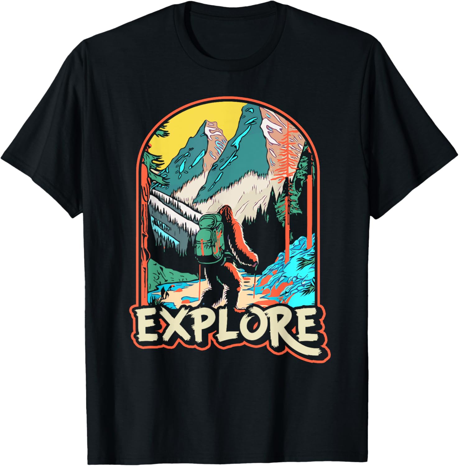 Explore! Hiking Bigfoot Sasquatch In Mountains & Nature