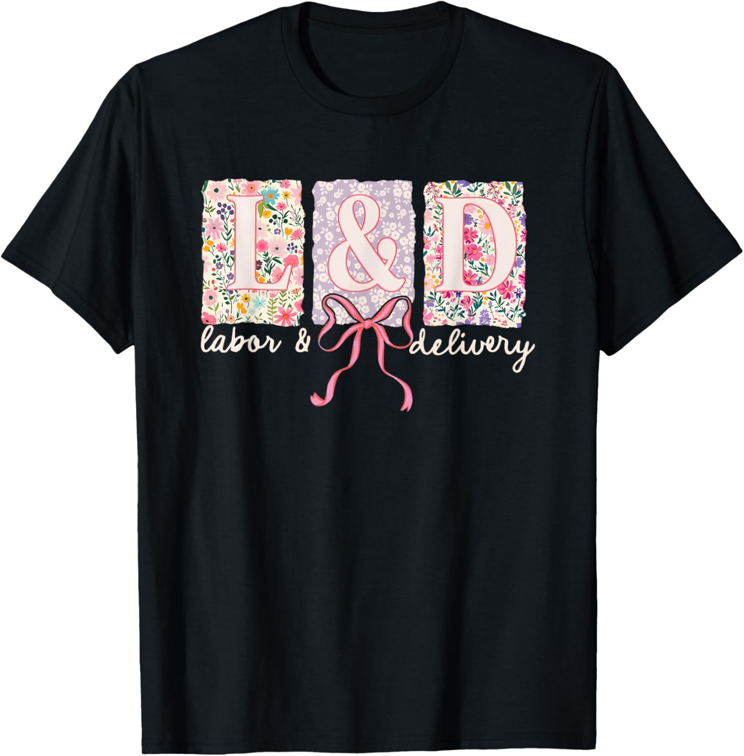Labor and Delivery Nurse Spring Coquette Bow L&D Nurse
